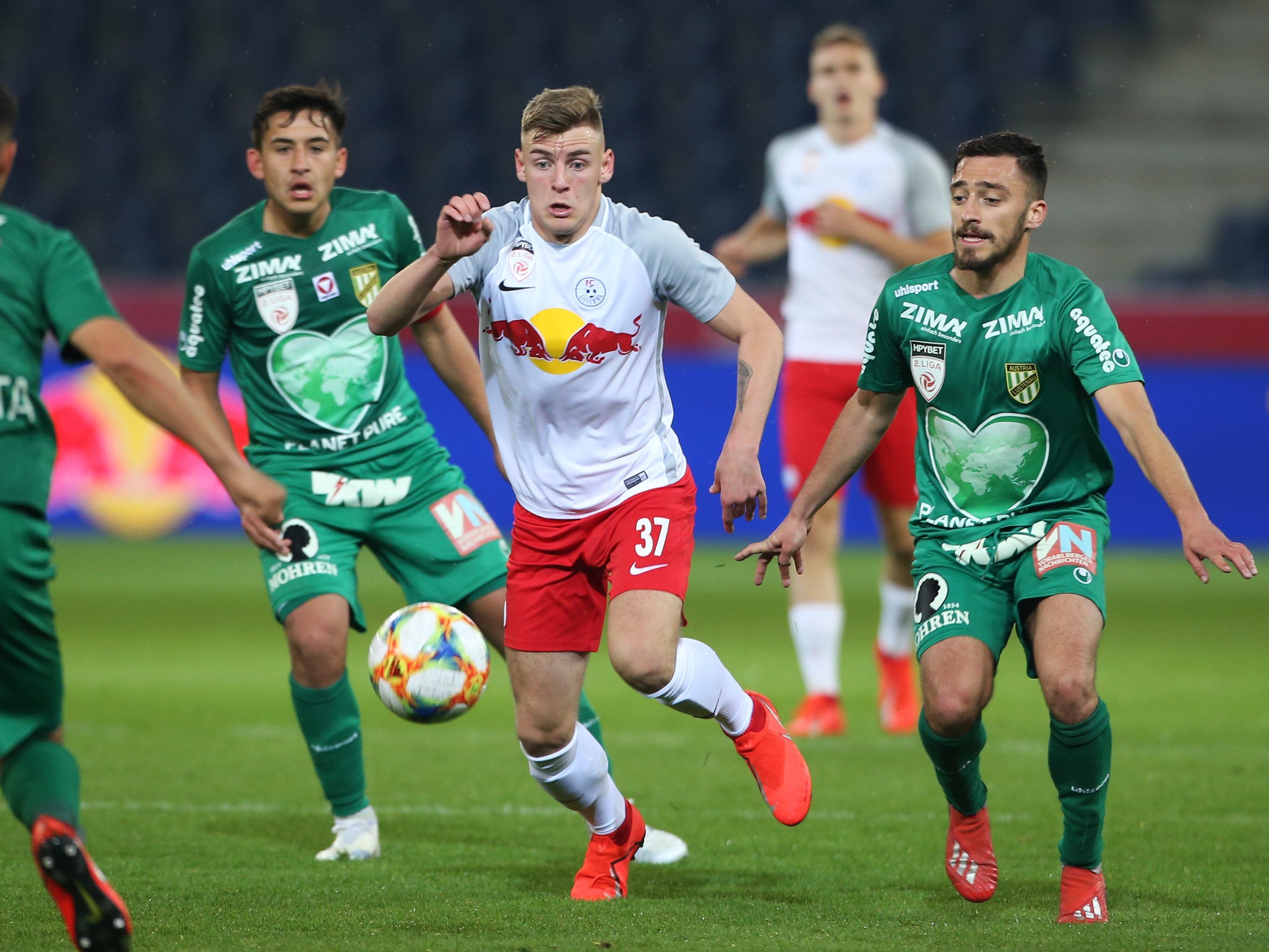 Die Lustenauer erkämpften sich einen Last Minute Sieg beim FC Lieferung.