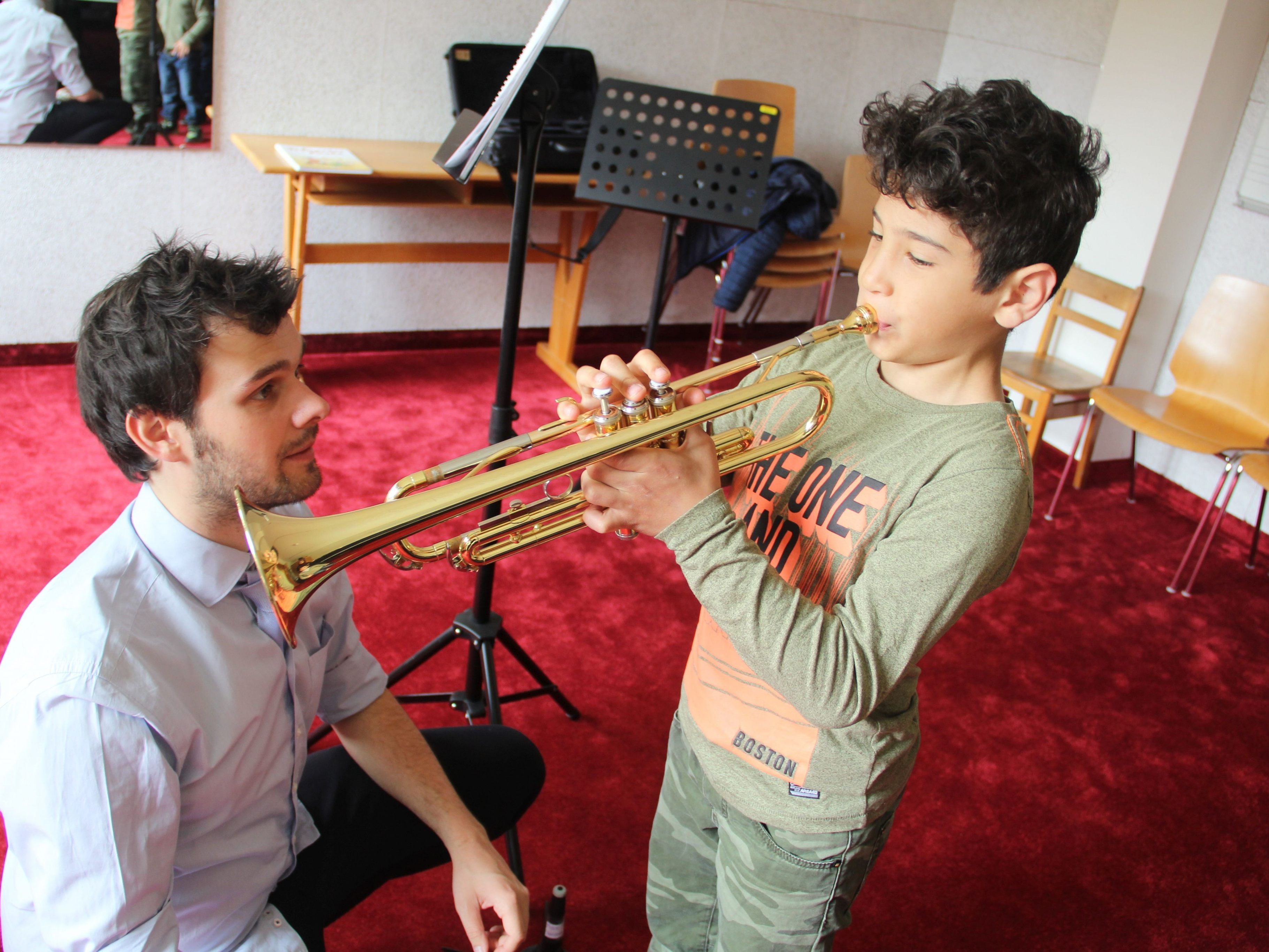 Das Interesse am Tag der offenen Tür in der Musikschule Montafon war groß
