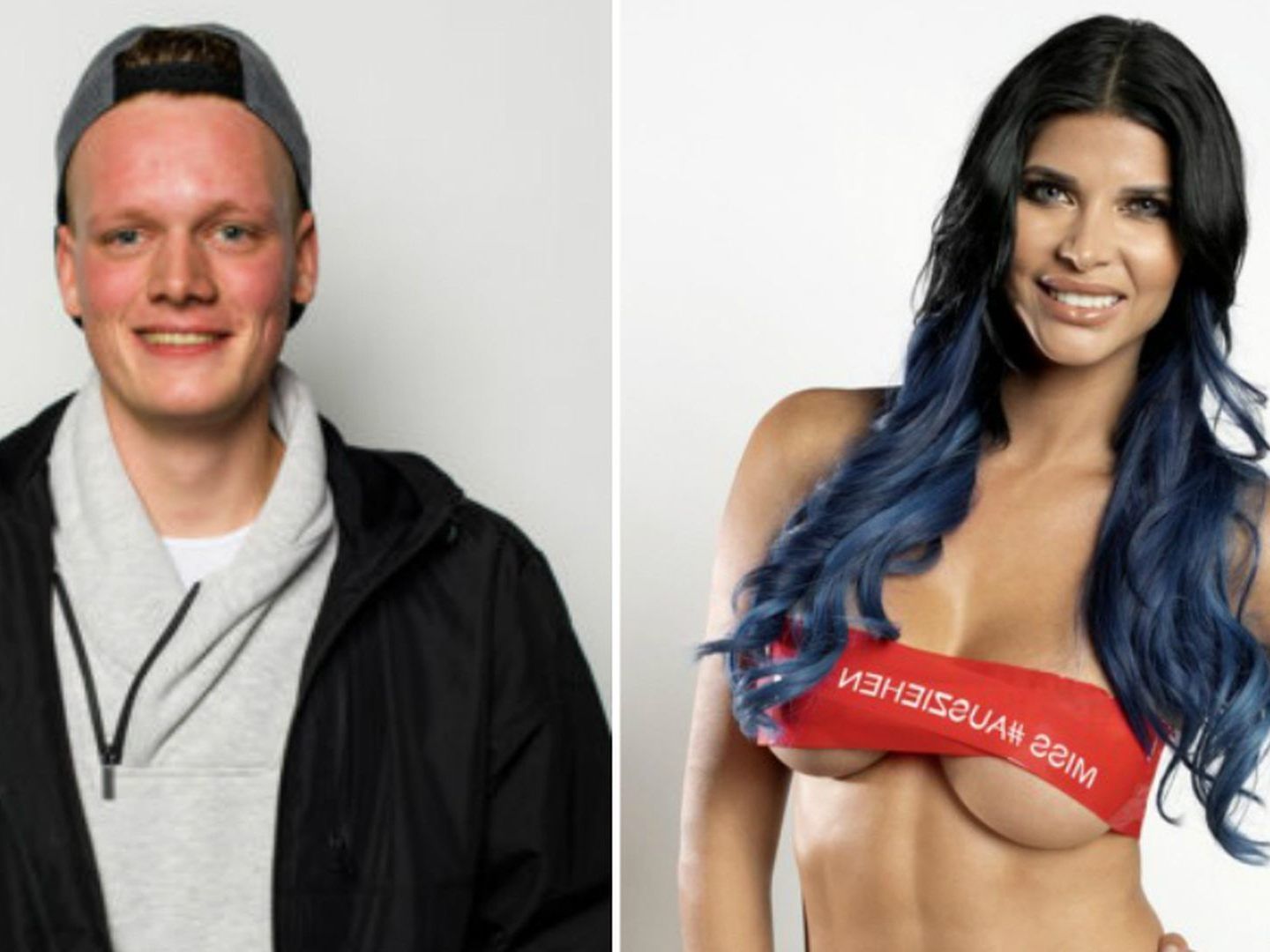 Der Kandidat schlug dem Nackt-Model unverhohlen auf den Hintern.