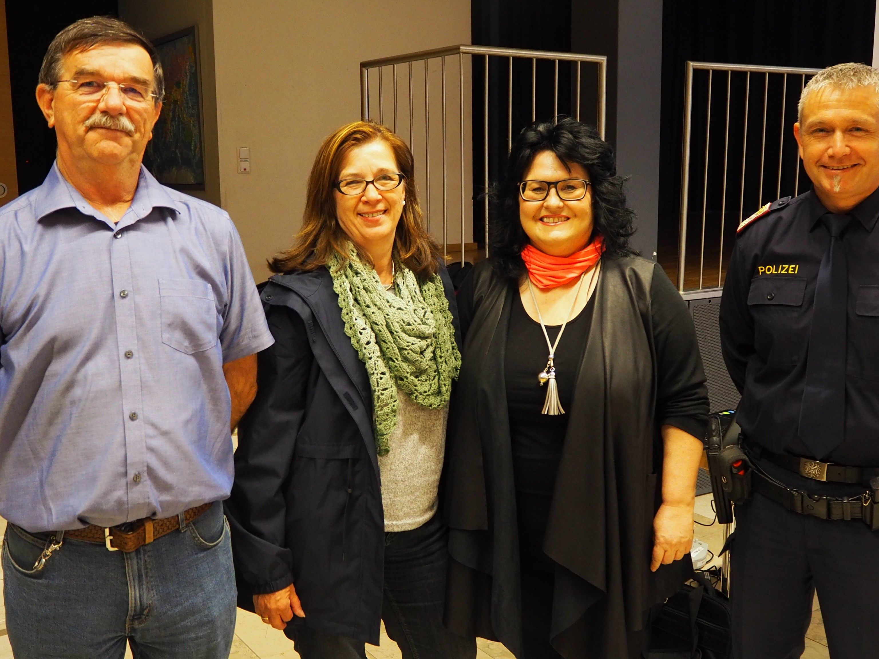 Herbert Humpeler, Ingrid Schedler und Silvia Wagner, Christoph Marte