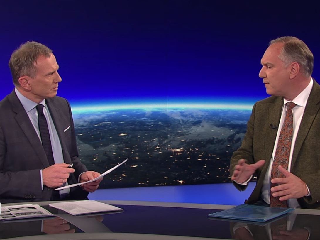 FPÖ-Klubobmann Walter Rosenkranz bei Armin Wolf in der ZIB2. FPÖ-Klubobmann Walter Rosenkranz bei Armin Wolf in der ZIB2.