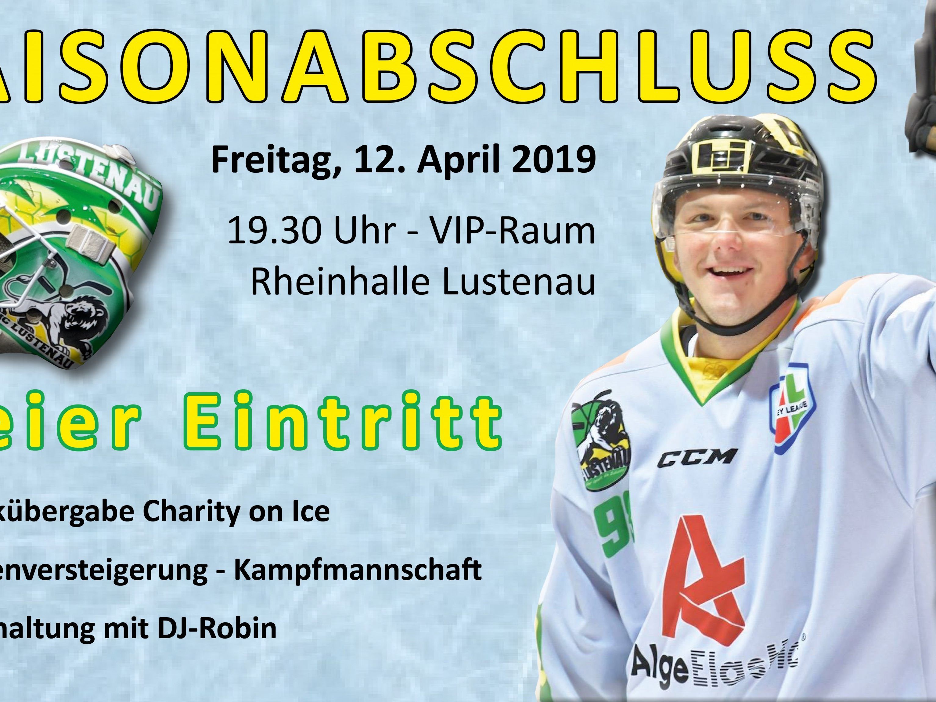 Saisonabschluss für den EHC Alge Elastic Lustenau nach einer sehr erfolgreichen Saison