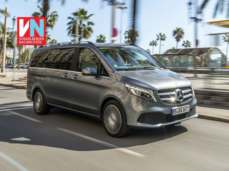 Neu in der upgedateten Mercedes V-Klasse sind Zwei-l-Diesel mit 163 bis 239 PS und Neungang-Automatik.