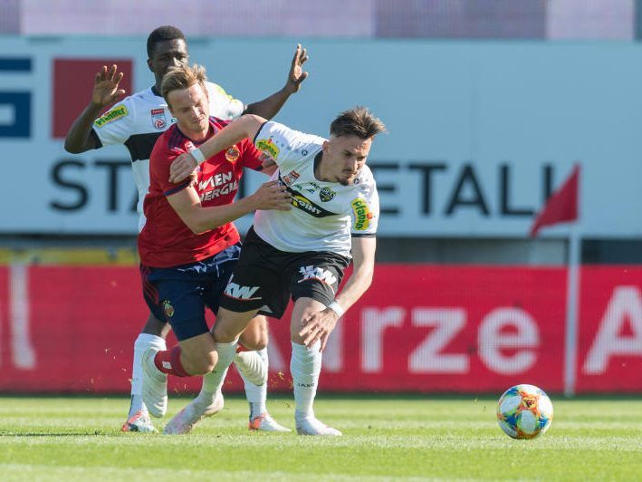 Berisha erzielte das 1:0 Berisha erzielte das 1:0