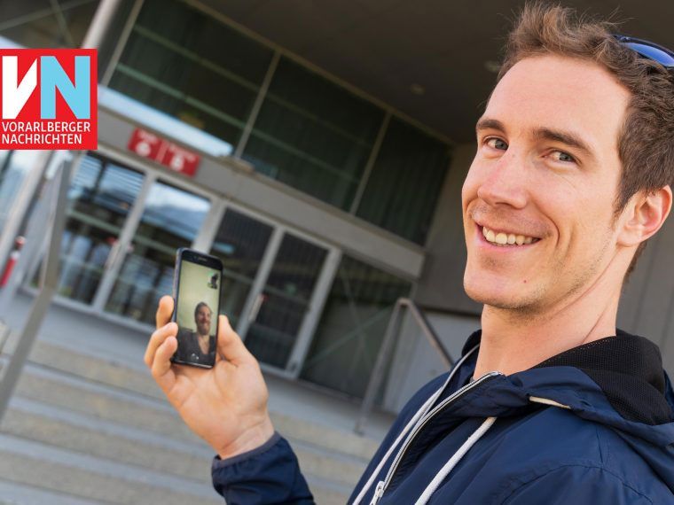 Bulldogs-Kapitän Olivier Magnan und Torhüter Rasmus Rinne, der via Videochat am Interview teilnahm.