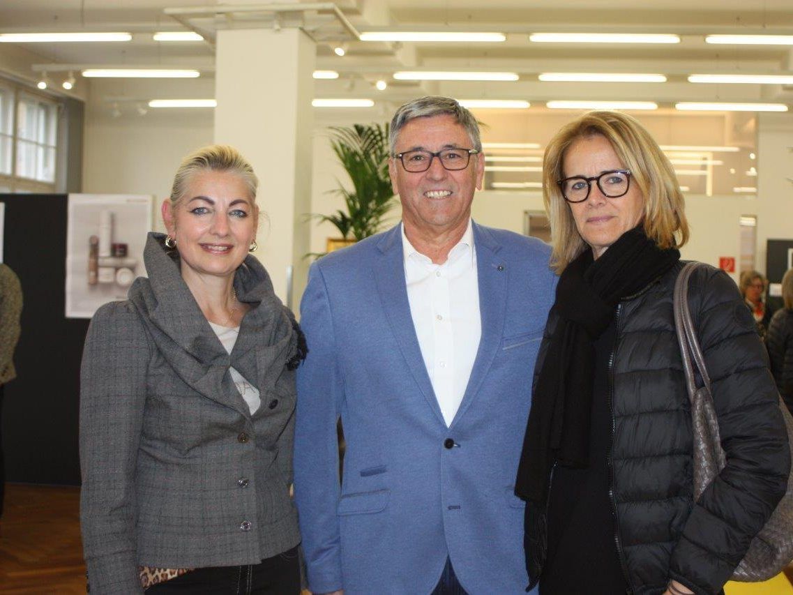 Mirandum Chefin Susanne Maria Dieterle mit Feldkirch Bürgrermeister Wolfgang Matt mit Gattin