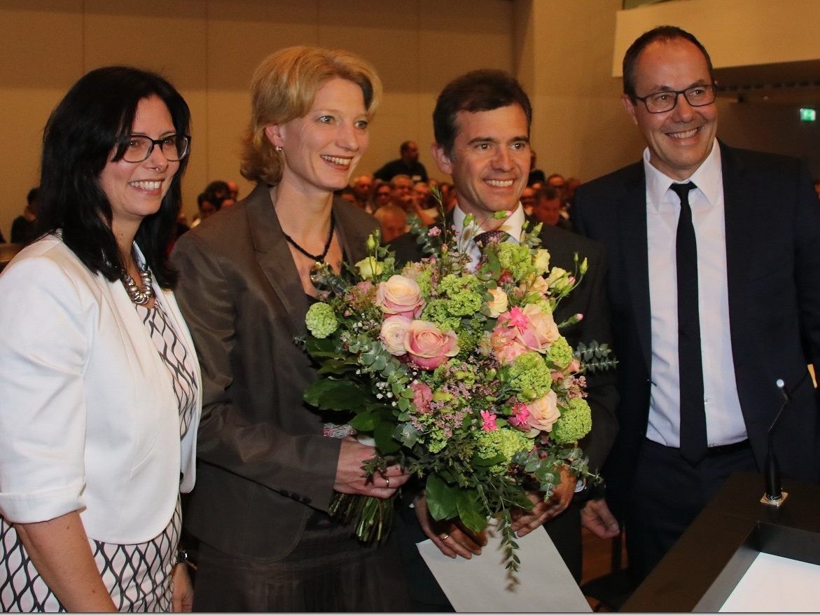 Katharina Wöss-Krall, Sandra Summer, Martin Summer und Andreas Prenn haben Grund zur Freude