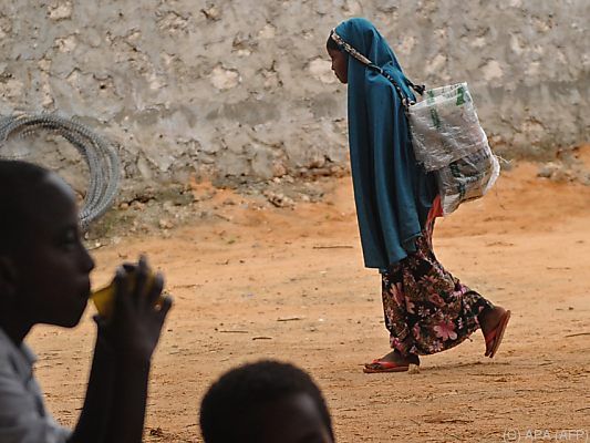 Straßenszene in Mogadischu Straßenszene in Mogadischu