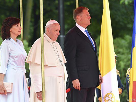 Papst zum ersten Mal in Rumänien