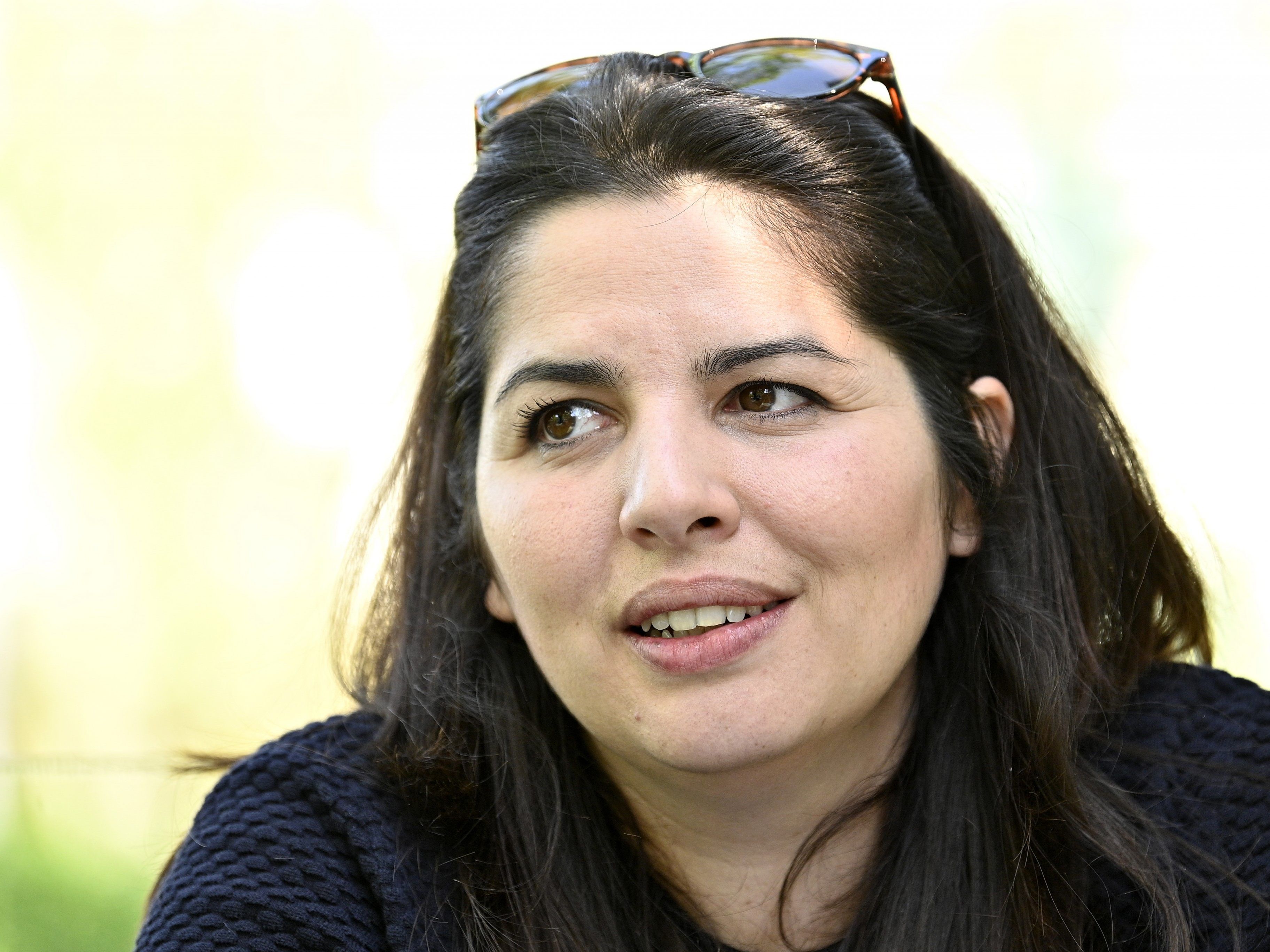 Katerina Anastasiou vertritt die KPÖ als Spitzenkandidatin bei der EU-Wahl 2019. Katerina Anastasiou vertritt die KPÖ als Spitzenkandidatin bei der EU-Wahl 2019.