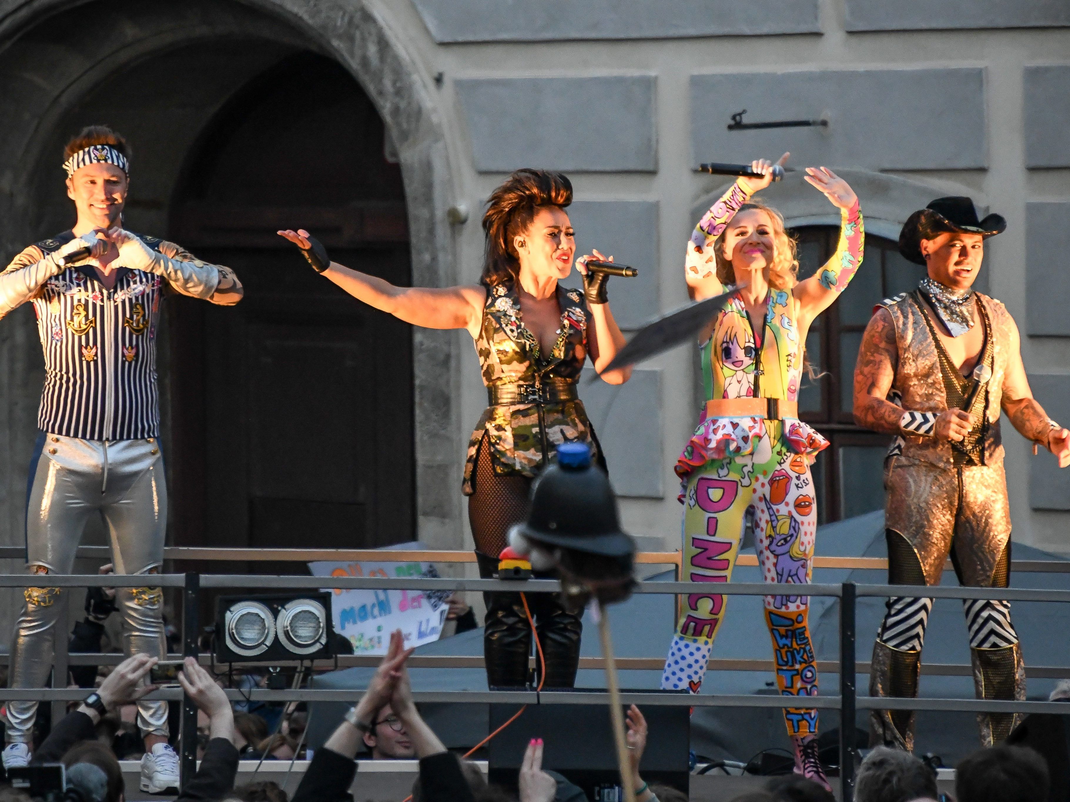 In Wien zu sein, sei "so amazing", betonte das Quartett. In Wien zu sein, sei "so amazing", betonte das Quartett.