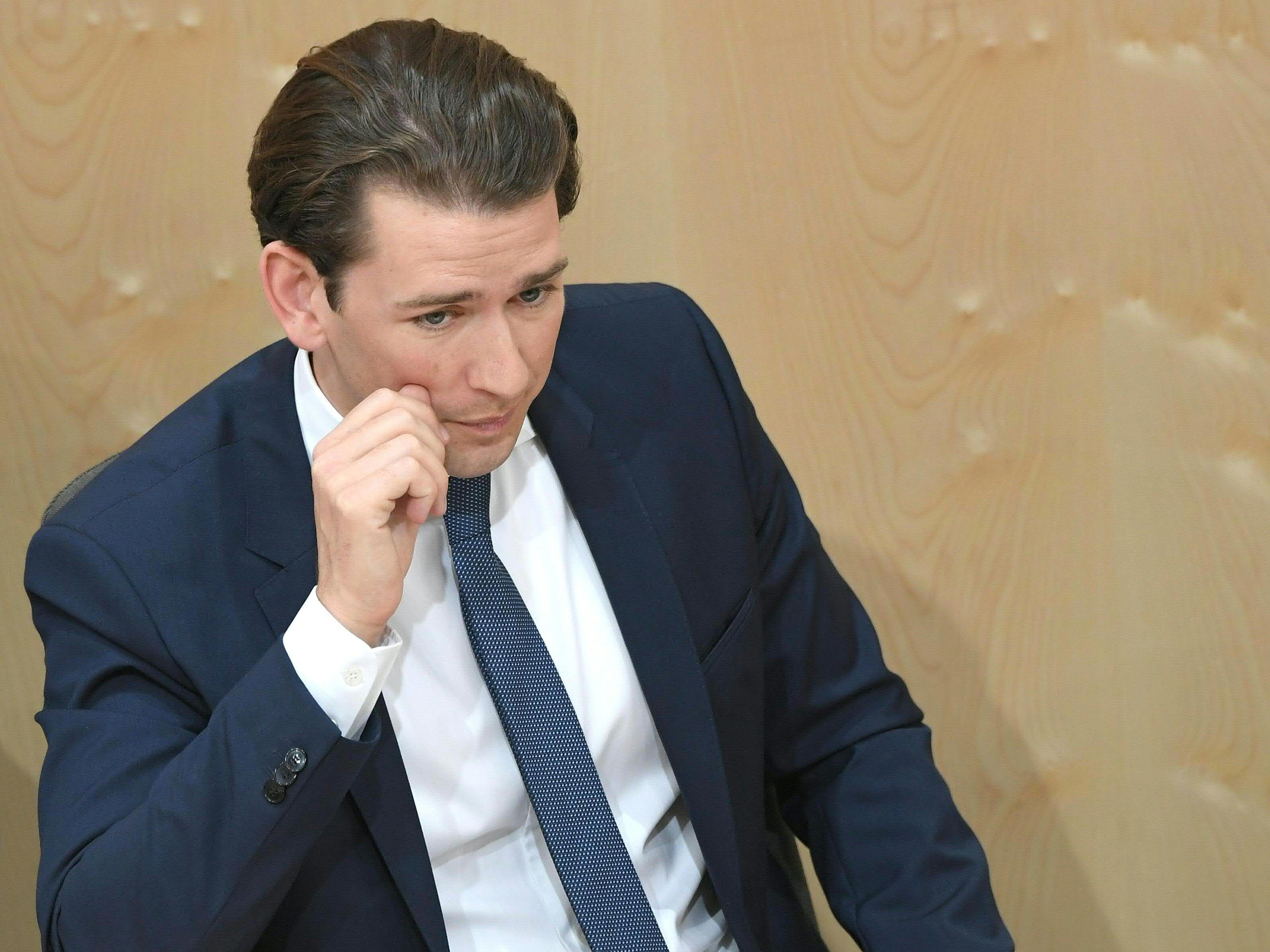 Sebastian Kurz wurde am Montag von SPÖ, FPÖ und Liste Jetzt aus dem Amt gewählt.