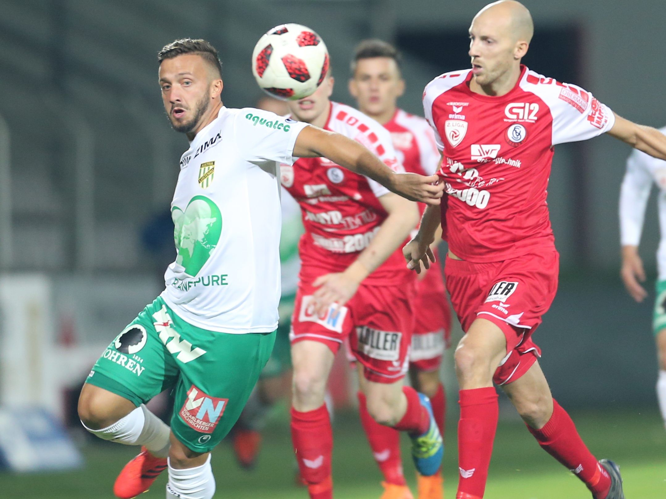 5:1 siegte Austria Lustenau im Hinspiel.