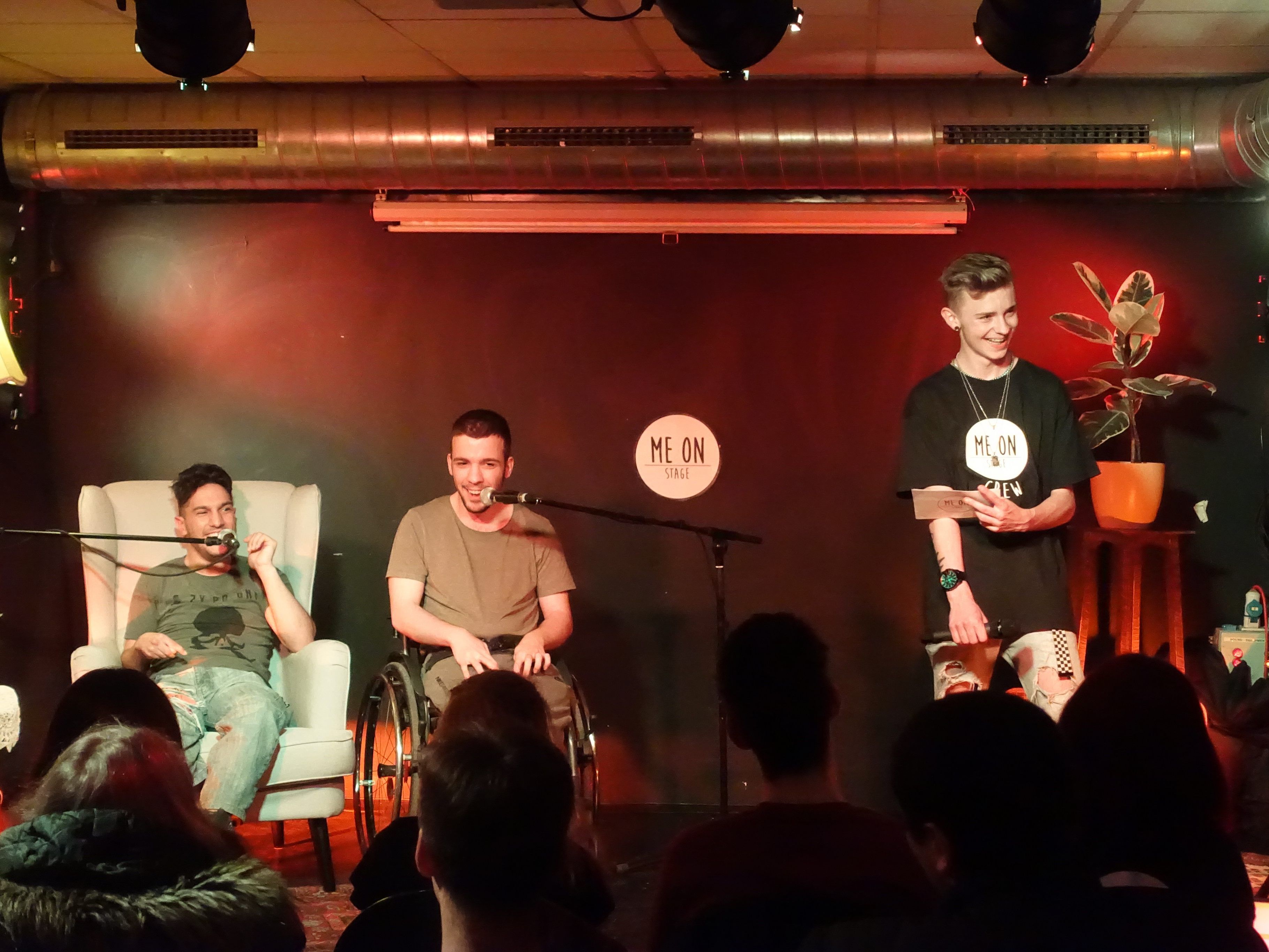 Burak & Veli me on stage