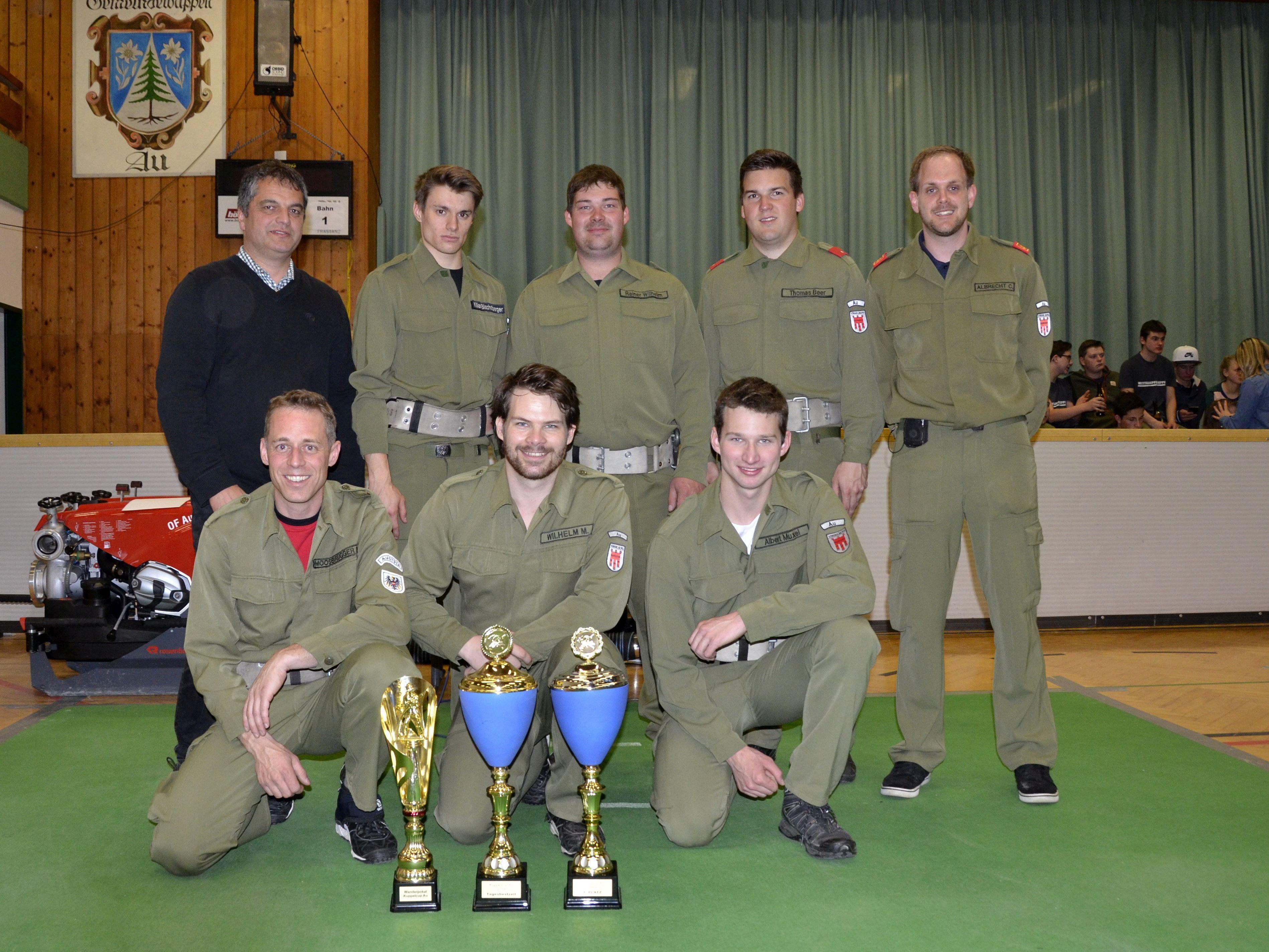 Kuppelcup -die Siegergruppe Au 1