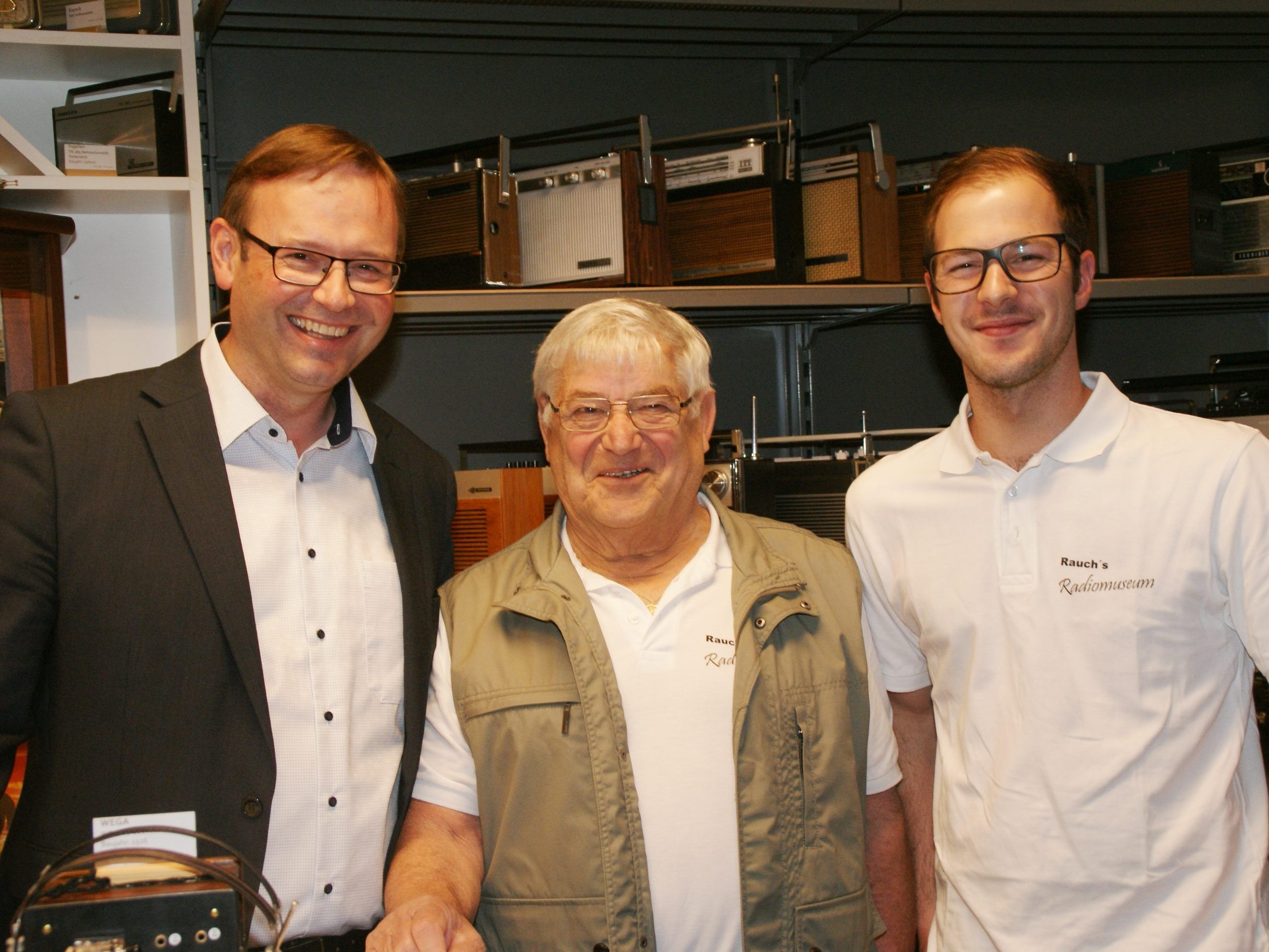 v.li. Daniel Steinhofer, Herbert Rauch, Jan Hollenstein