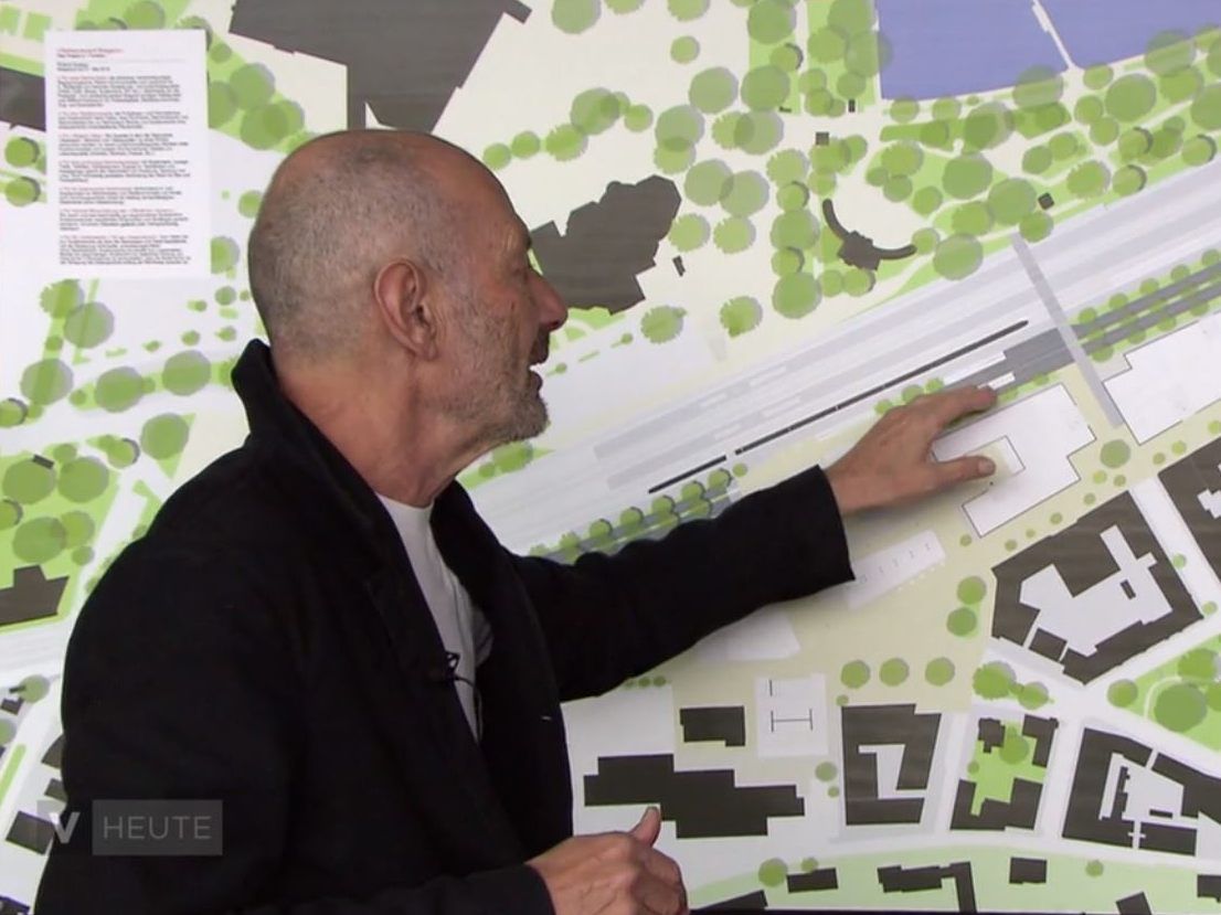 Architekt Roland Gnaiger stellt seine Studie vor. Architekt Roland Gnaiger stellt seine Studie vor.