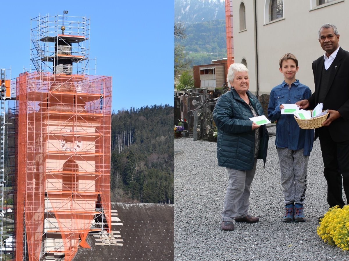 Wer die Talente gut verwaltet, trägt zur Erhaltung des Kirchturms bei.