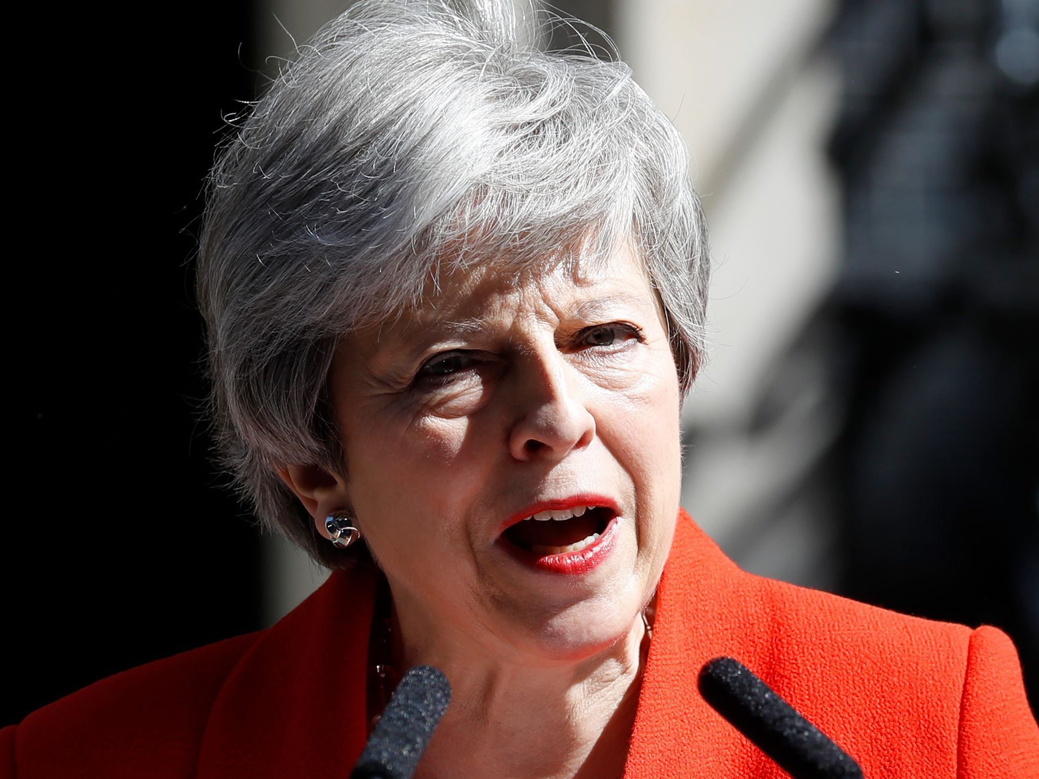 Die britische Premierministerin Theresa May hat am Freitag in London ihren Rücktritt angekündigt. Die britische Premierministerin Theresa May hat am Freitag in London ihren Rücktritt angekündigt.