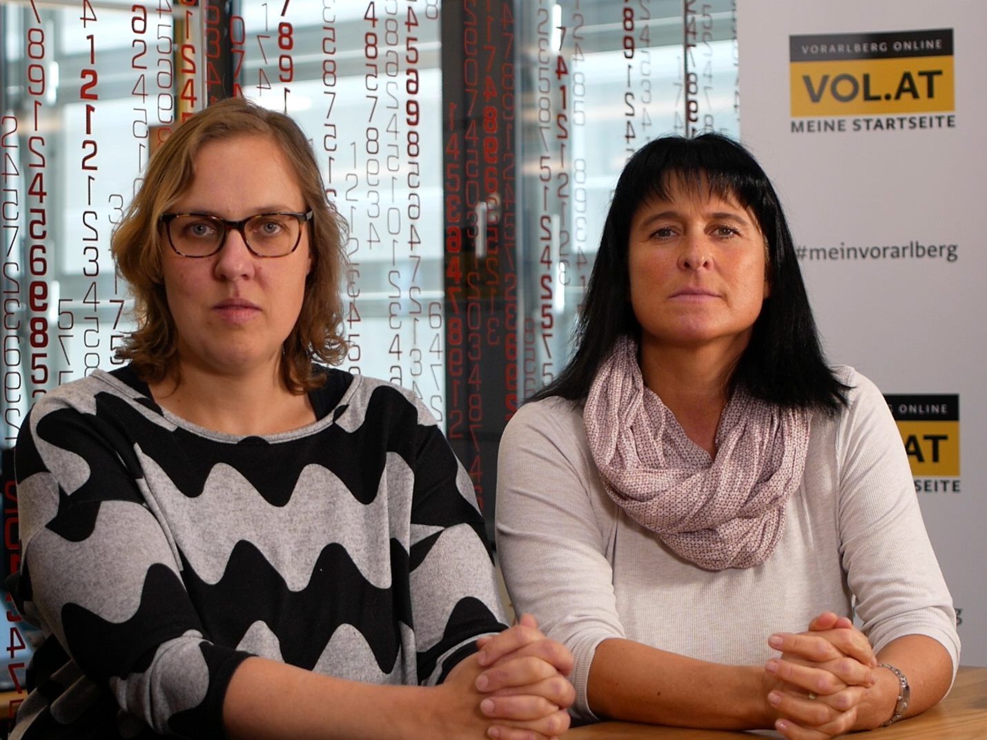 Bettina Köck und Petra Rigo im Gespräch.