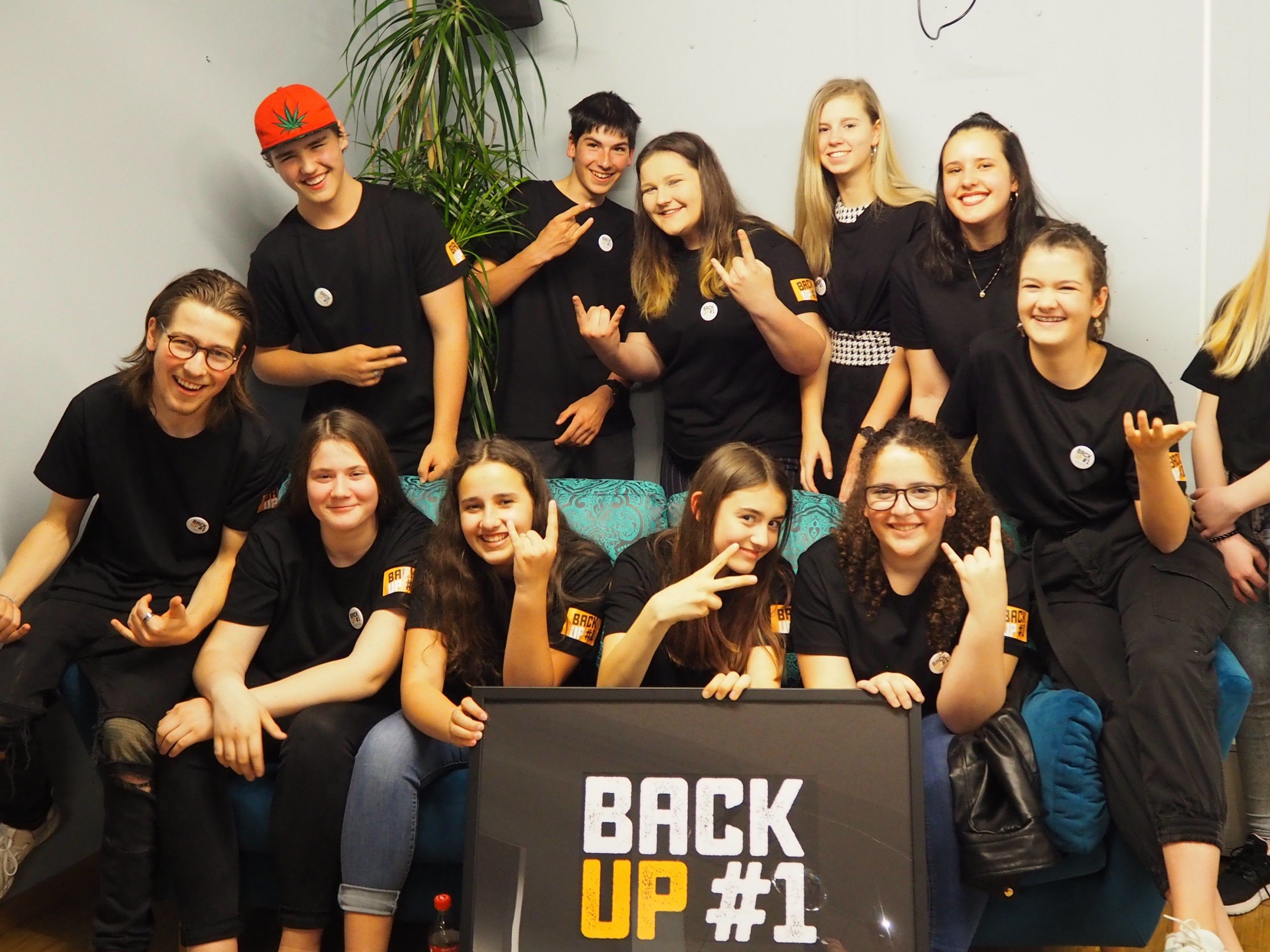 Das Jugendteam des BackUp #1