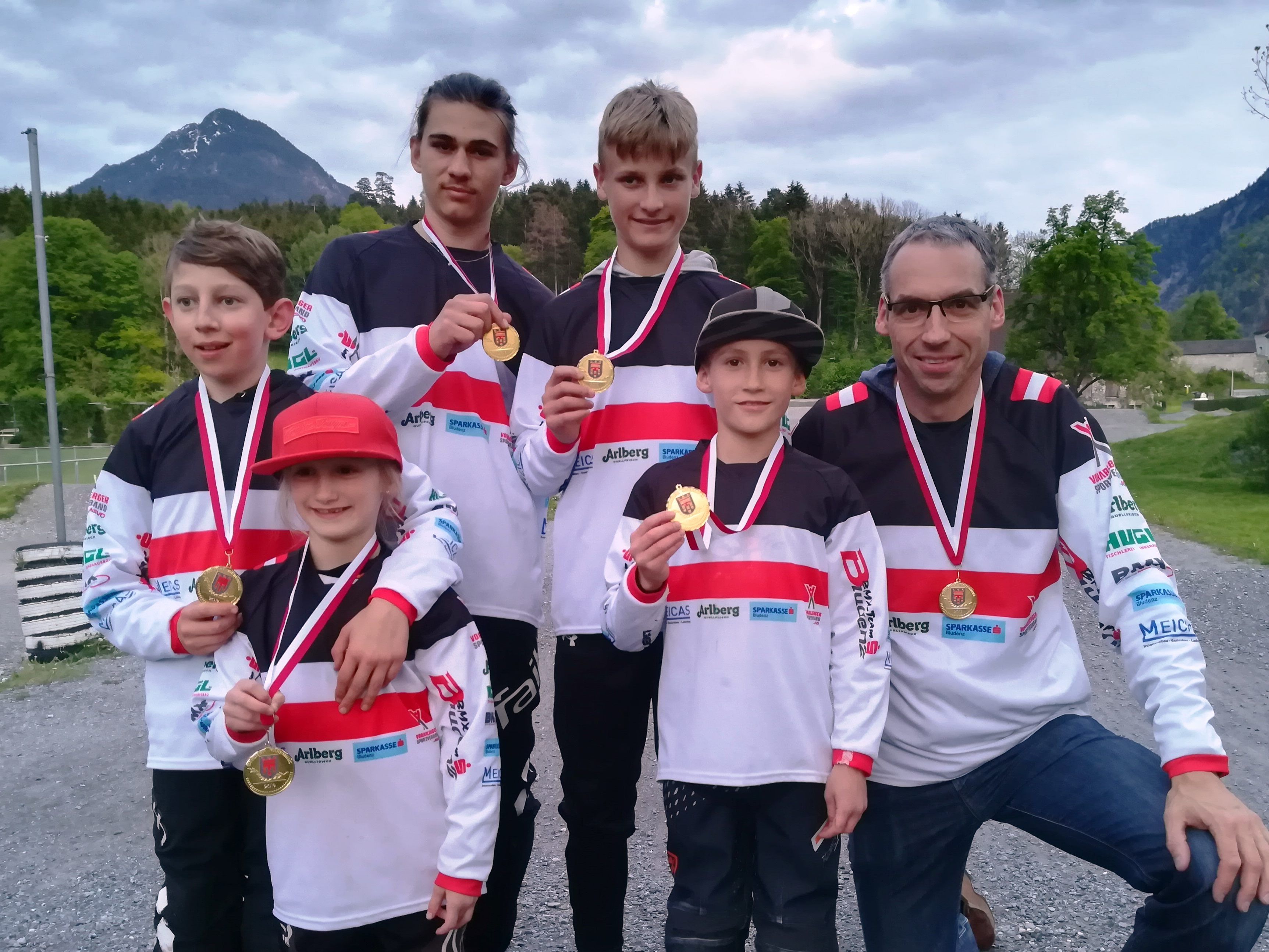 Die Vorarlberger BMX-Landesmeister 2019. Die Vorarlberger BMX-Landesmeister 2019.