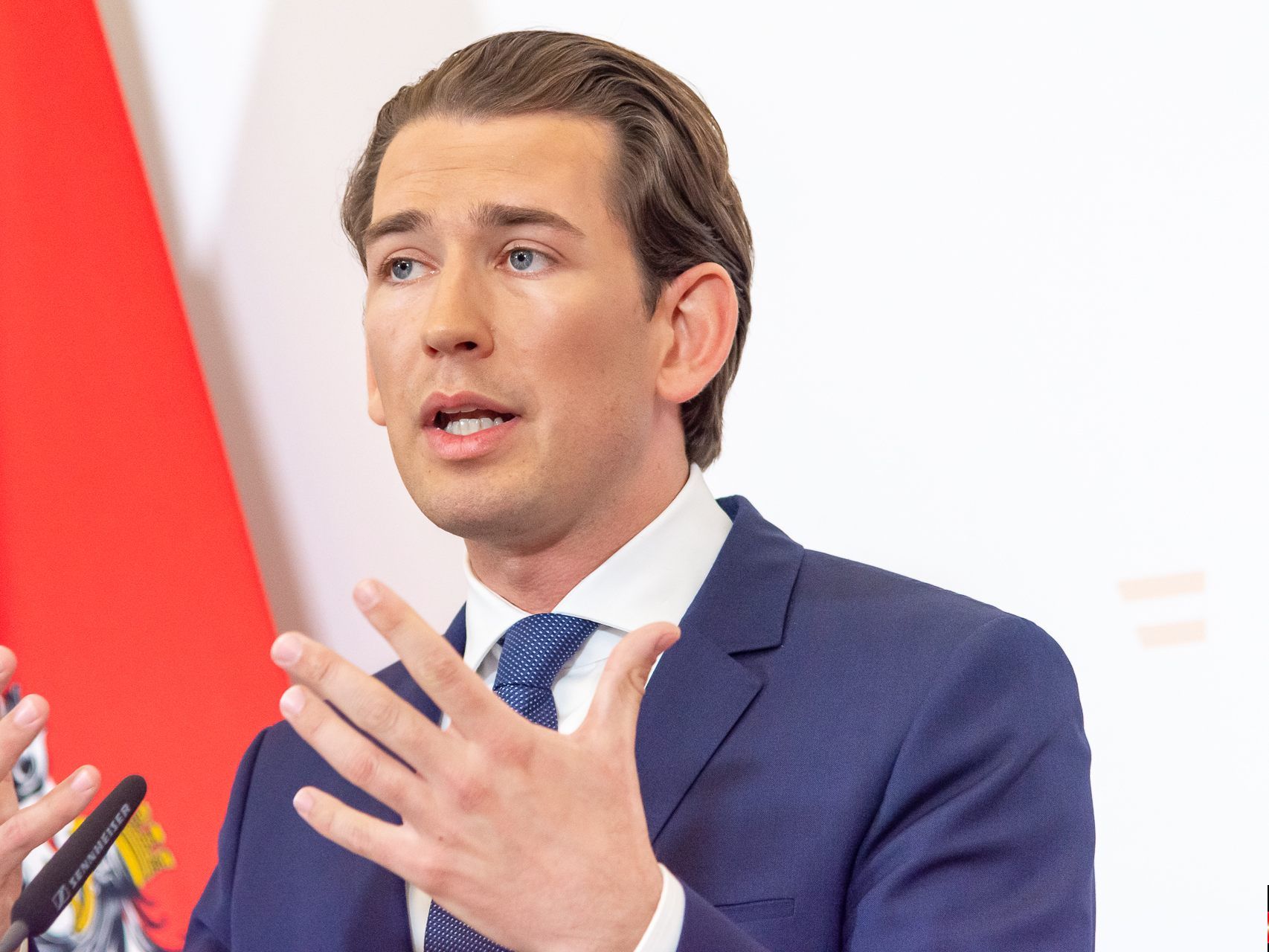 Pressekonferenz Bundeskanler Sebastian Kurz - Bundeskanzleramt - 18.05.2019