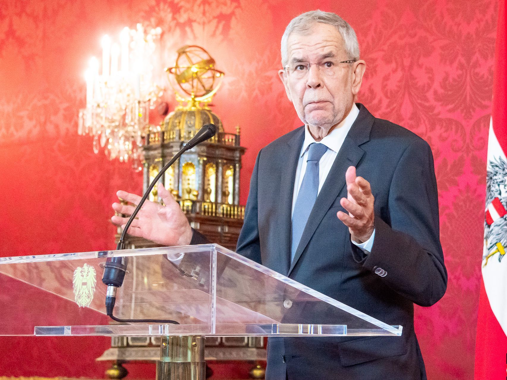 Pressekonferenz Bundespräsident Alexander van der Bellen - Präsidenschaftskanzlei - 18.05.2019