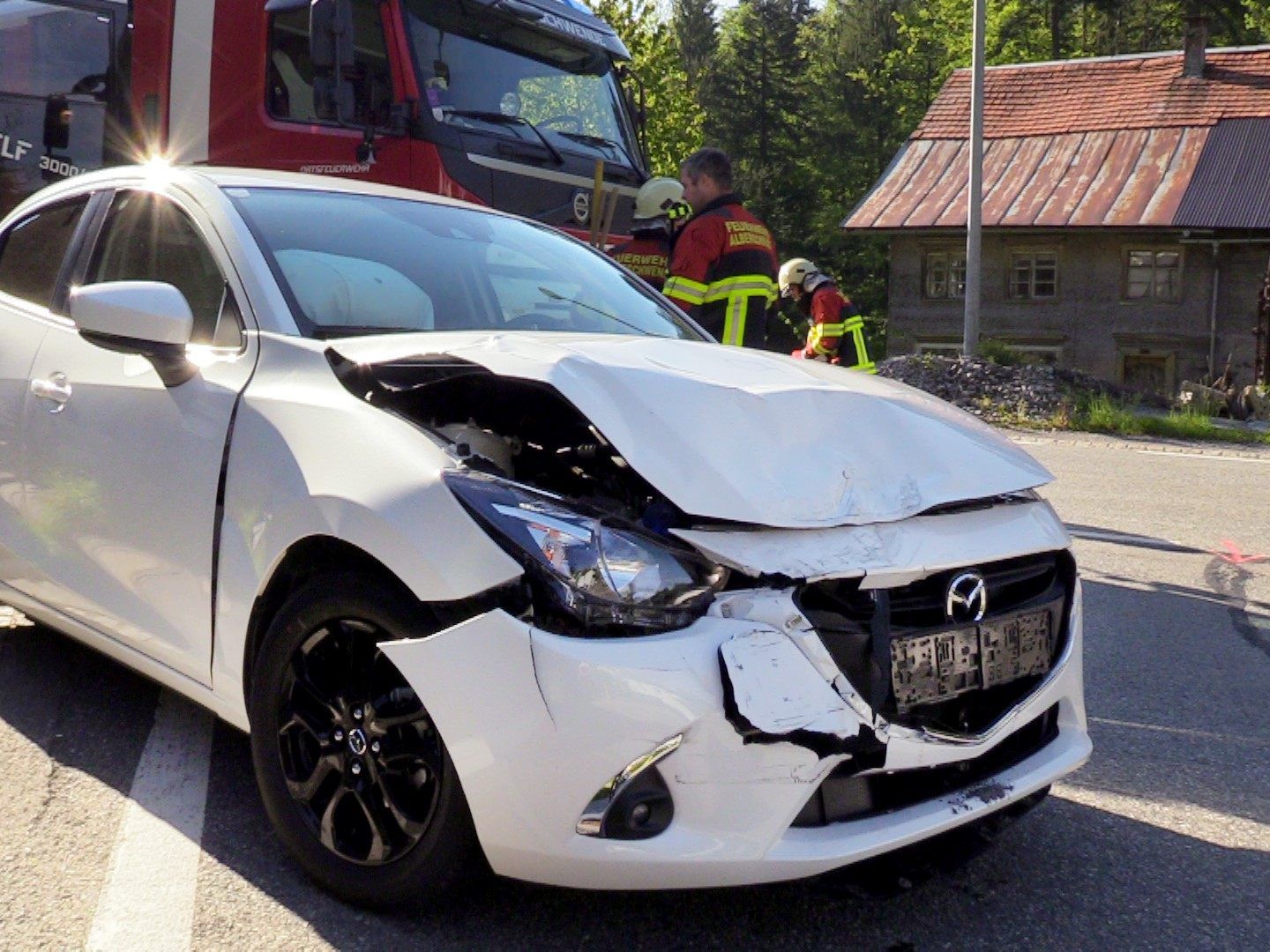 Bei dem Unfall wurde eine Person verletzt.