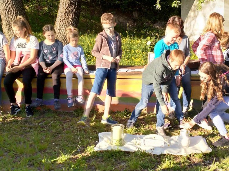 Maiandacht Familienkapelle zum guten Zweck. Maiandacht Familienkapelle zum guten Zweck.