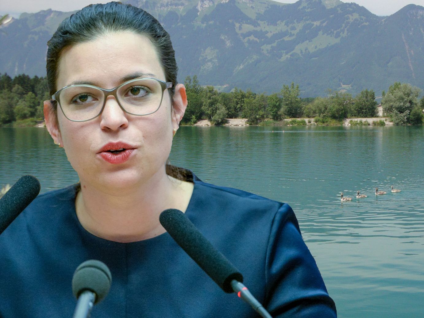 Nina Tomaselli befürchtet eine Verkehrslawine beim Paspelsee. Nina Tomaselli befürchtet eine Verkehrslawine beim Paspelsee.