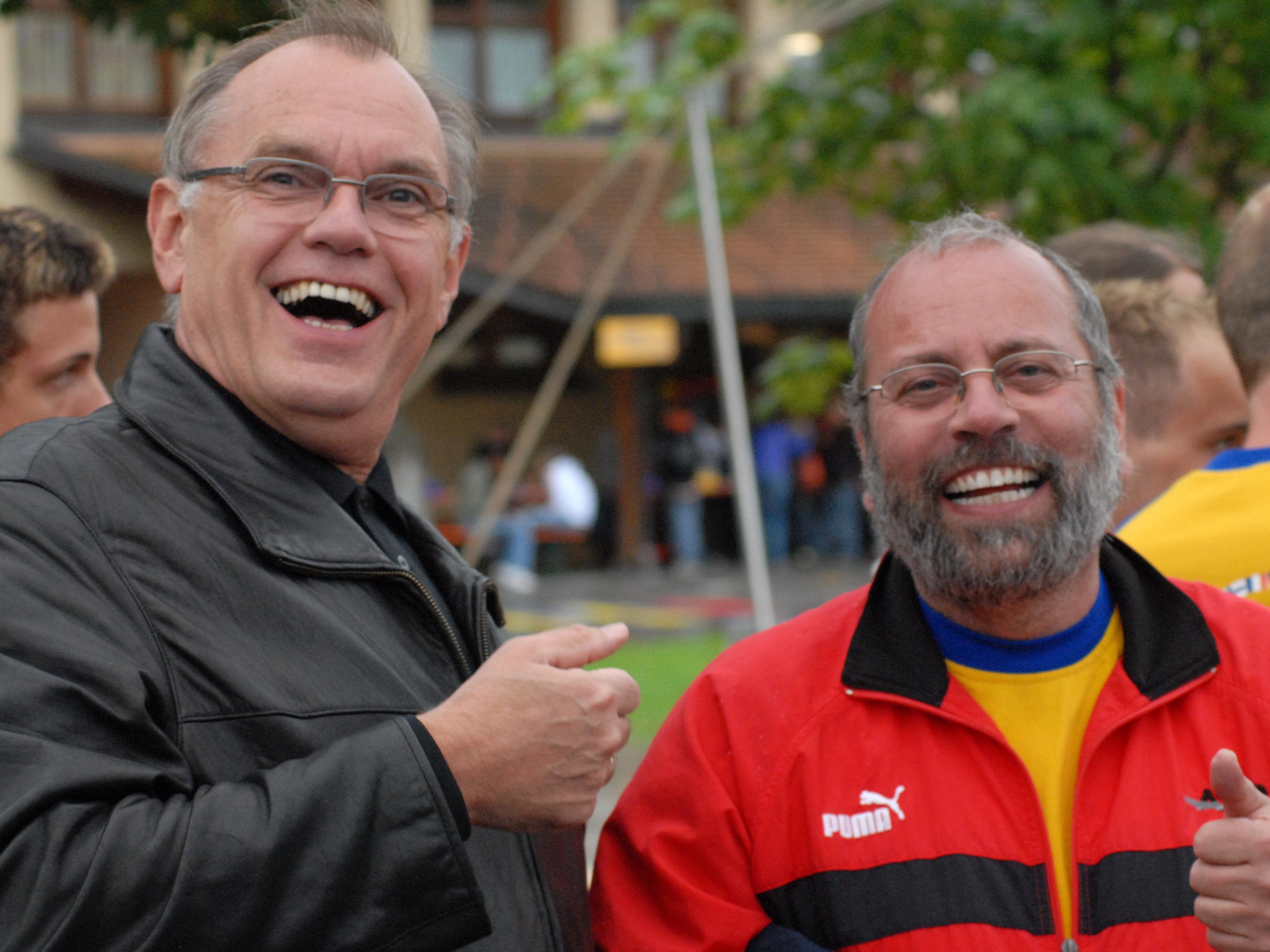 Hans Kohler und Rainer Wöß bei der Gymnaestrada 2007 Hans Kohler und Rainer Wöß bei der Gymnaestrada 2007