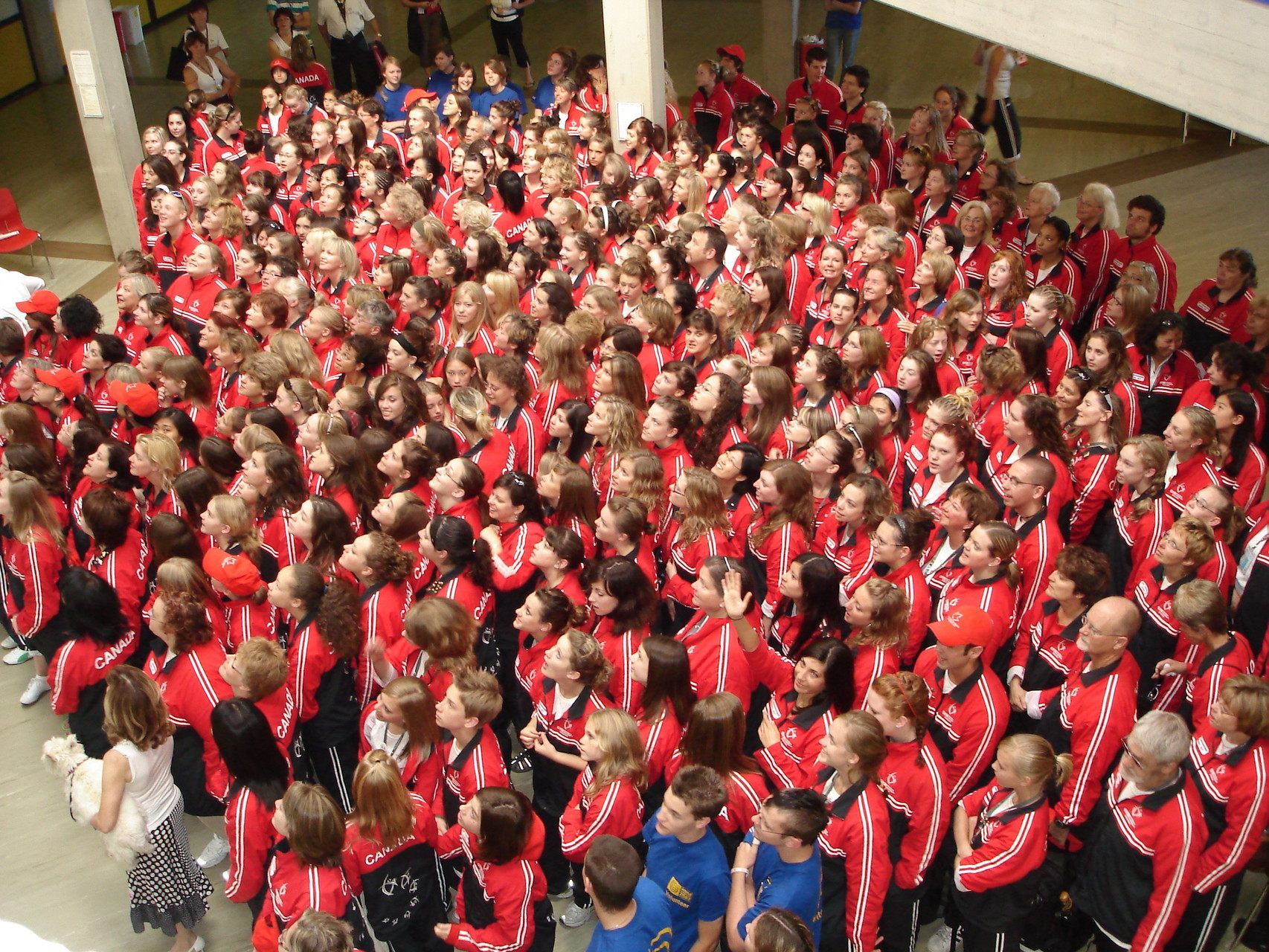 Bereits 2007 war Kanada im Rahmen der Gymnaestrada zu Gast in der HLW und HTL Rankweil