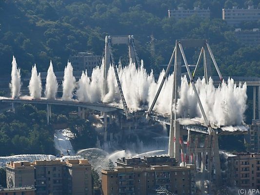 Die Morandi-Brücke war 2018 eingestürzt