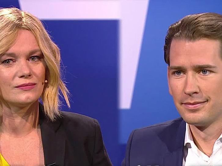 Kurz zu Gast bei den Puls4-Sommergesprächen Kurz zu Gast bei den Puls4-Sommergesprächen
