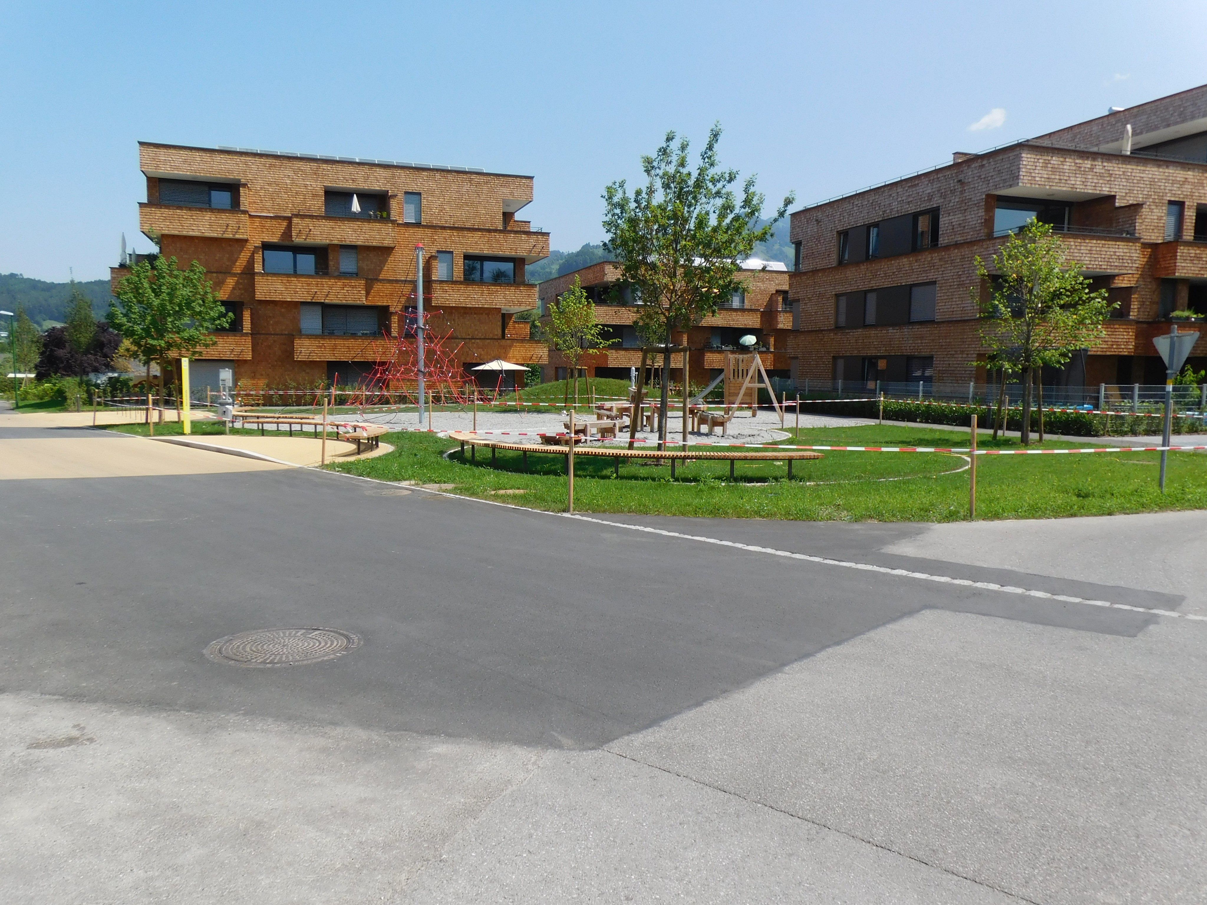 Neues Wohnquartier und neuer Spielplatz in Röthis Neues Wohnquartier und neuer Spielplatz in Röthis