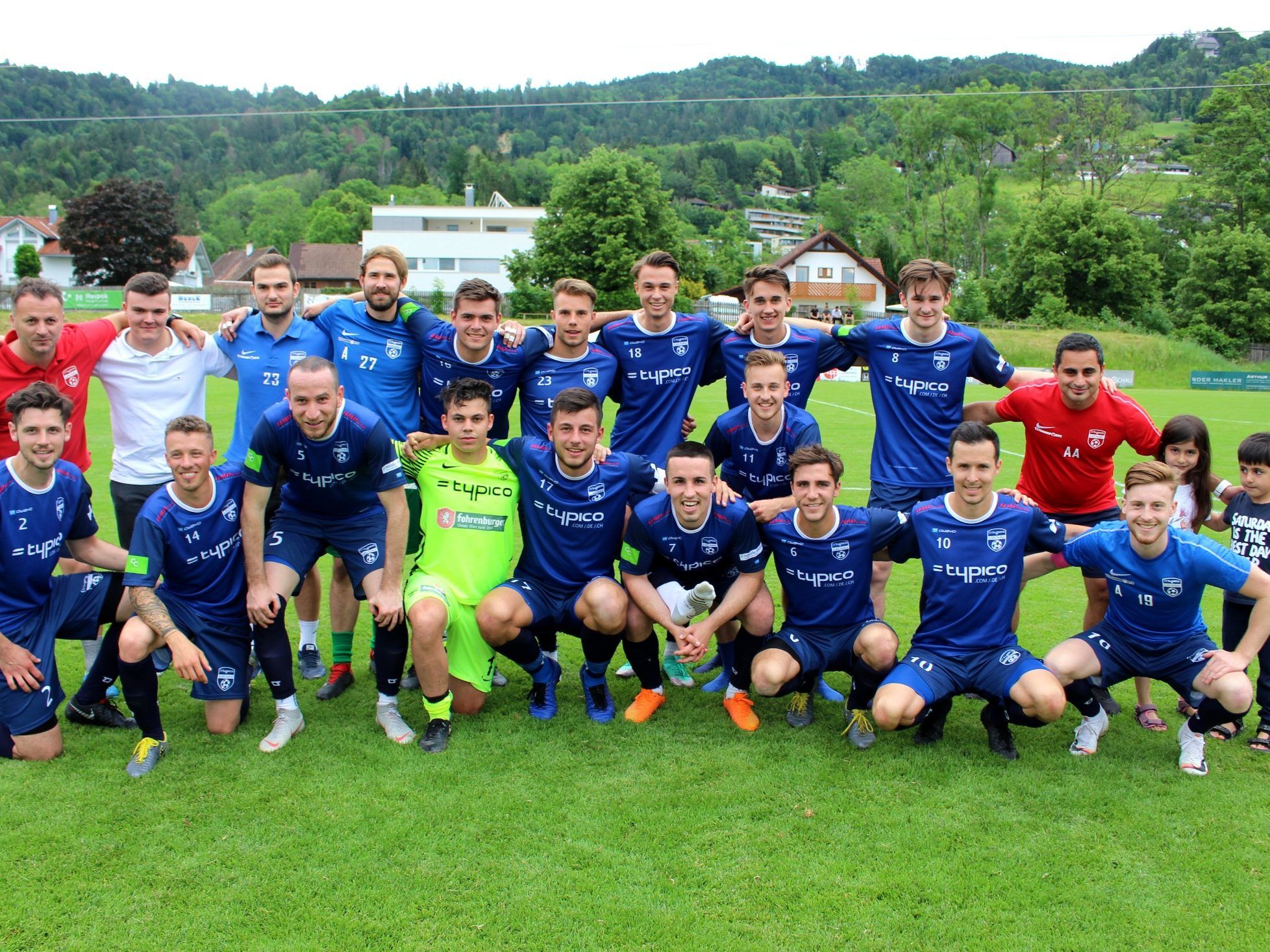 Die Kampfmannschaft des SV typico Lochau beendete die Vorarlberger Fußballmeisterschaft 2018/19 mit 39 (!) Punkten auf dem 15. Tabellenplatz in der Vorarlbergliga.
