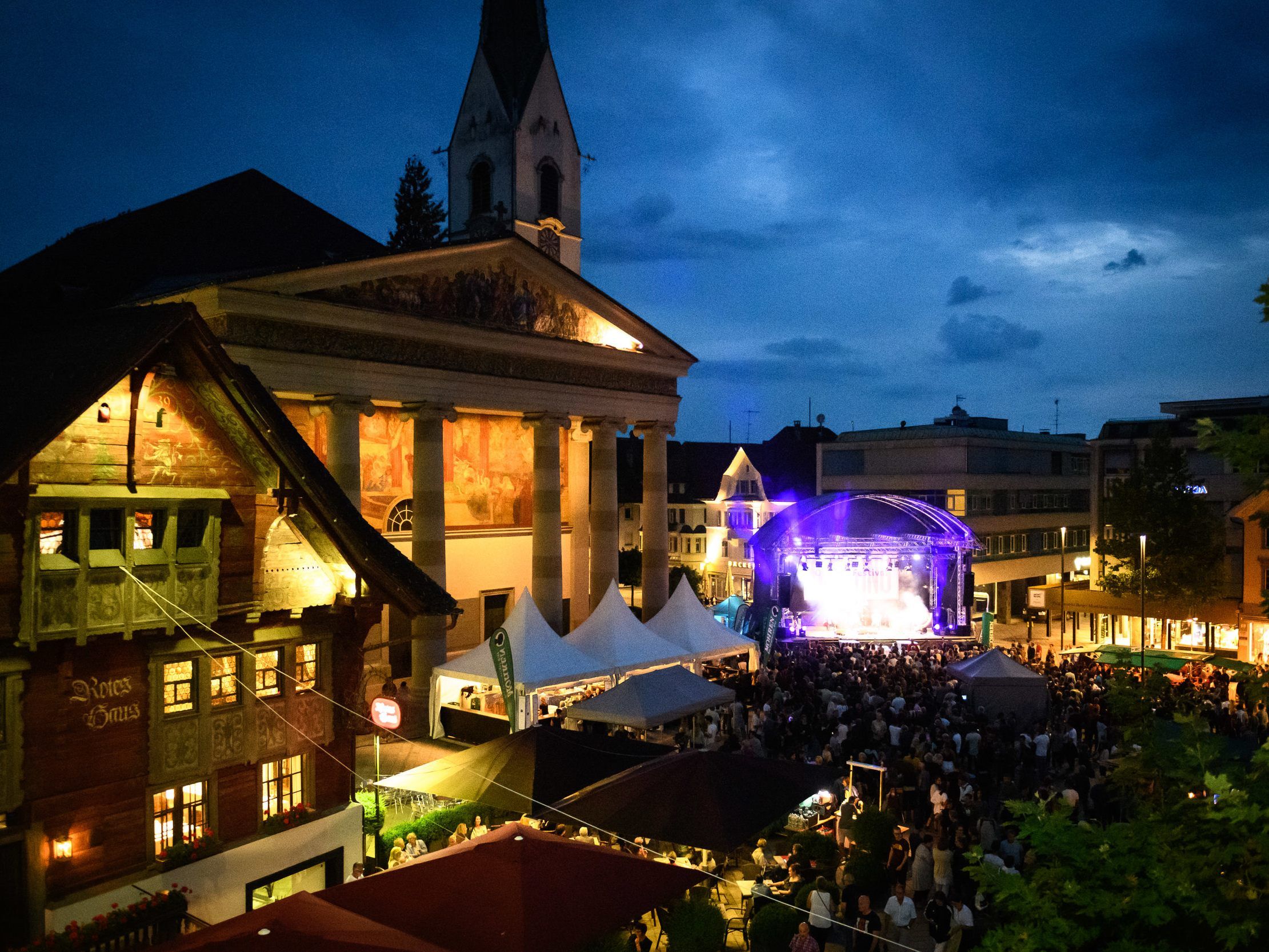 High Life am Dornbirner Marktplatz dank Gymnaestrada