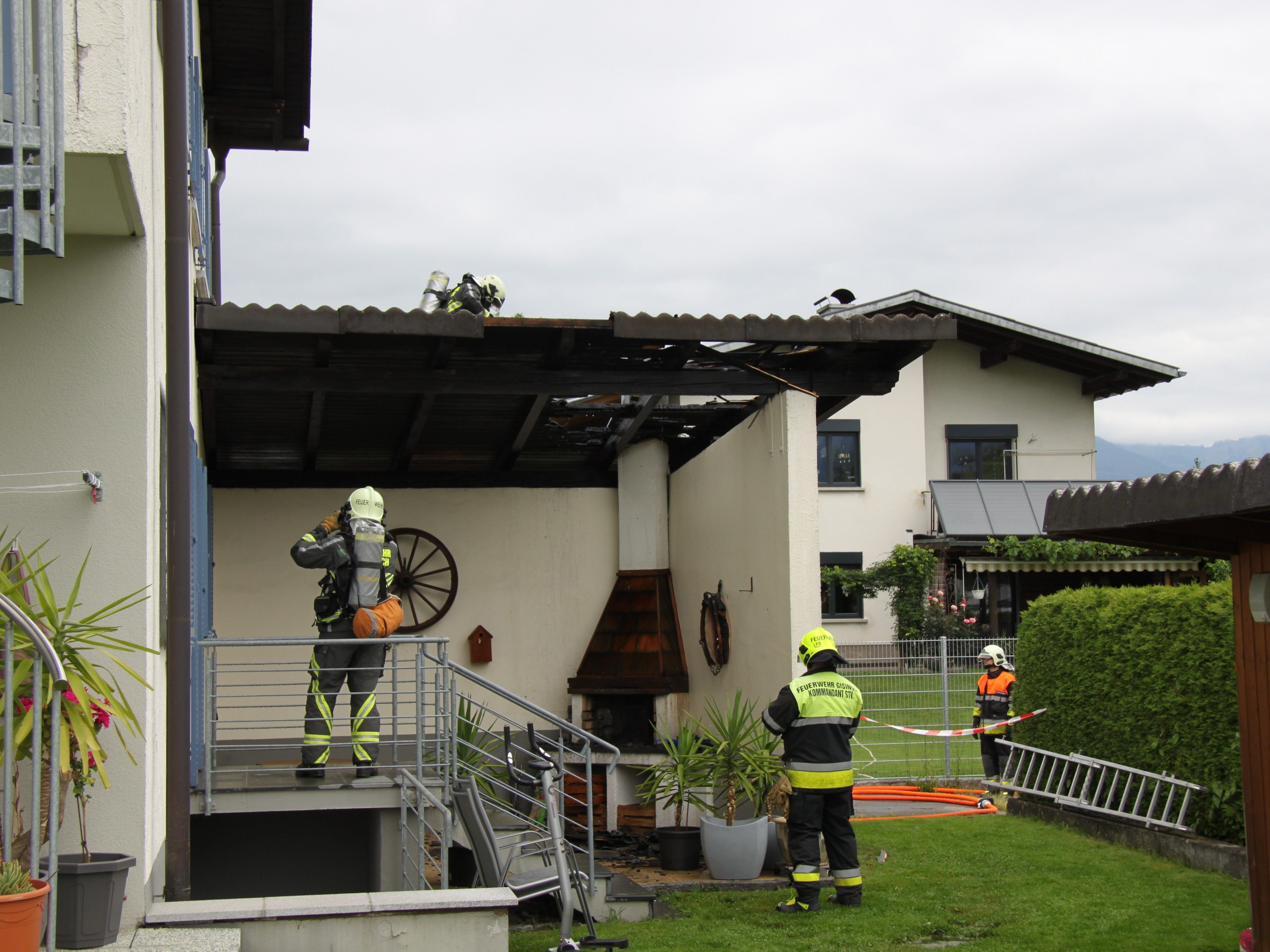 Feuerwehr hatte den Brand rasch unter Kontrolle