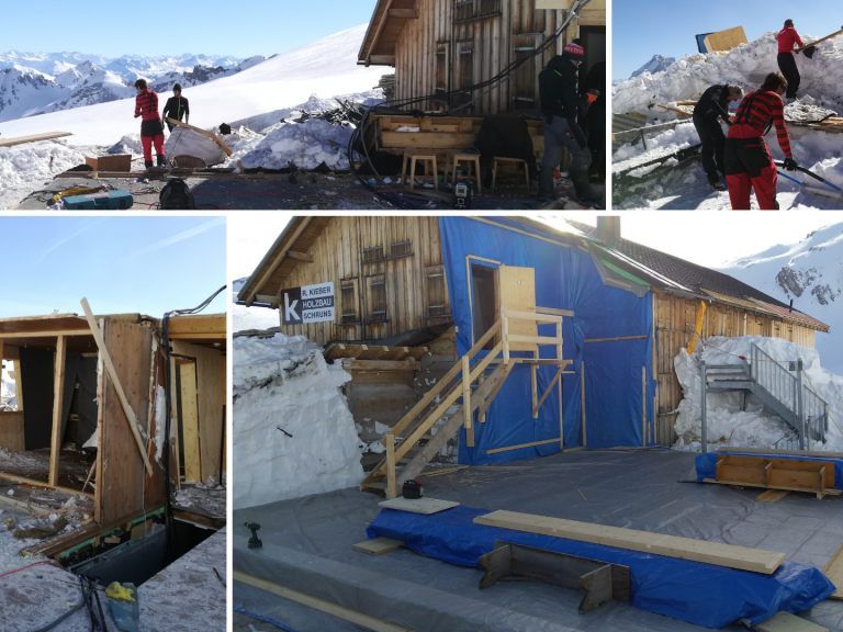 Bilder von der Totalphütte