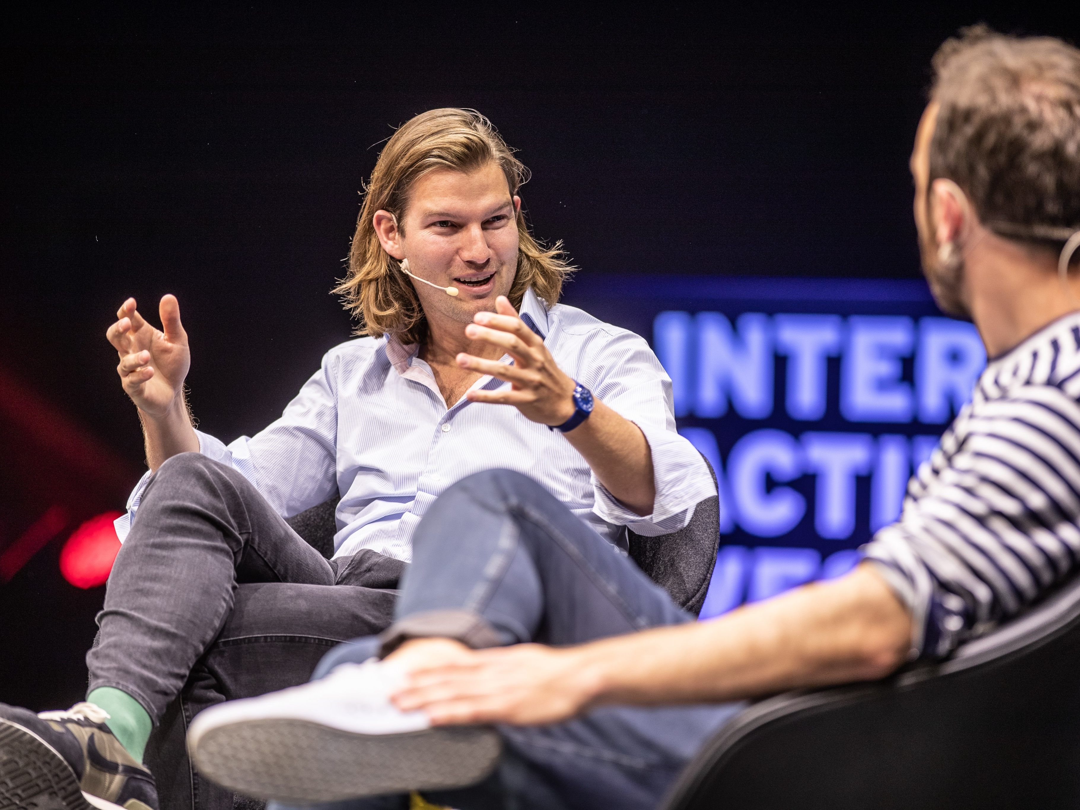 Valentin Stalf bei der Interactive West. Valentin Stalf bei der Interactive West.