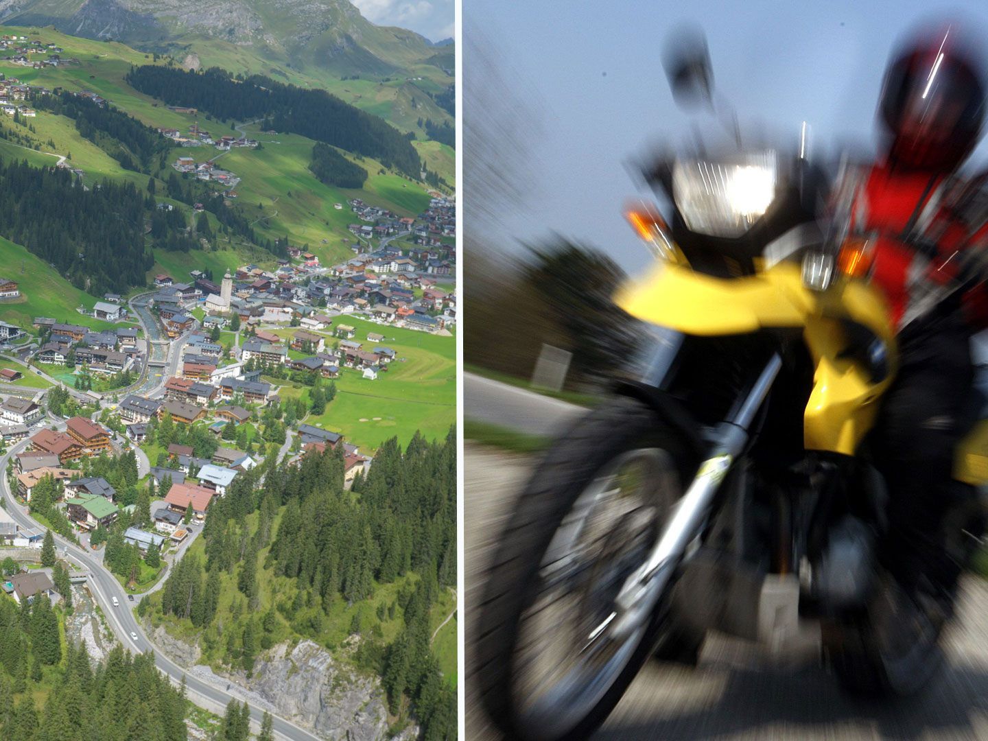 Der Motorradfahrer wurde schwer verletzt.