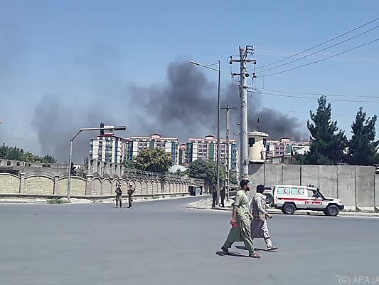 In Kabul explodierte eine Autobombe In Kabul explodierte eine Autobombe