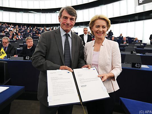 Von der Leyen gelang nur knapp die Wahl zur EU-Kommissionspräsidentin Von der Leyen gelang nur knapp die Wahl zur EU-Kommissionspräsidentin