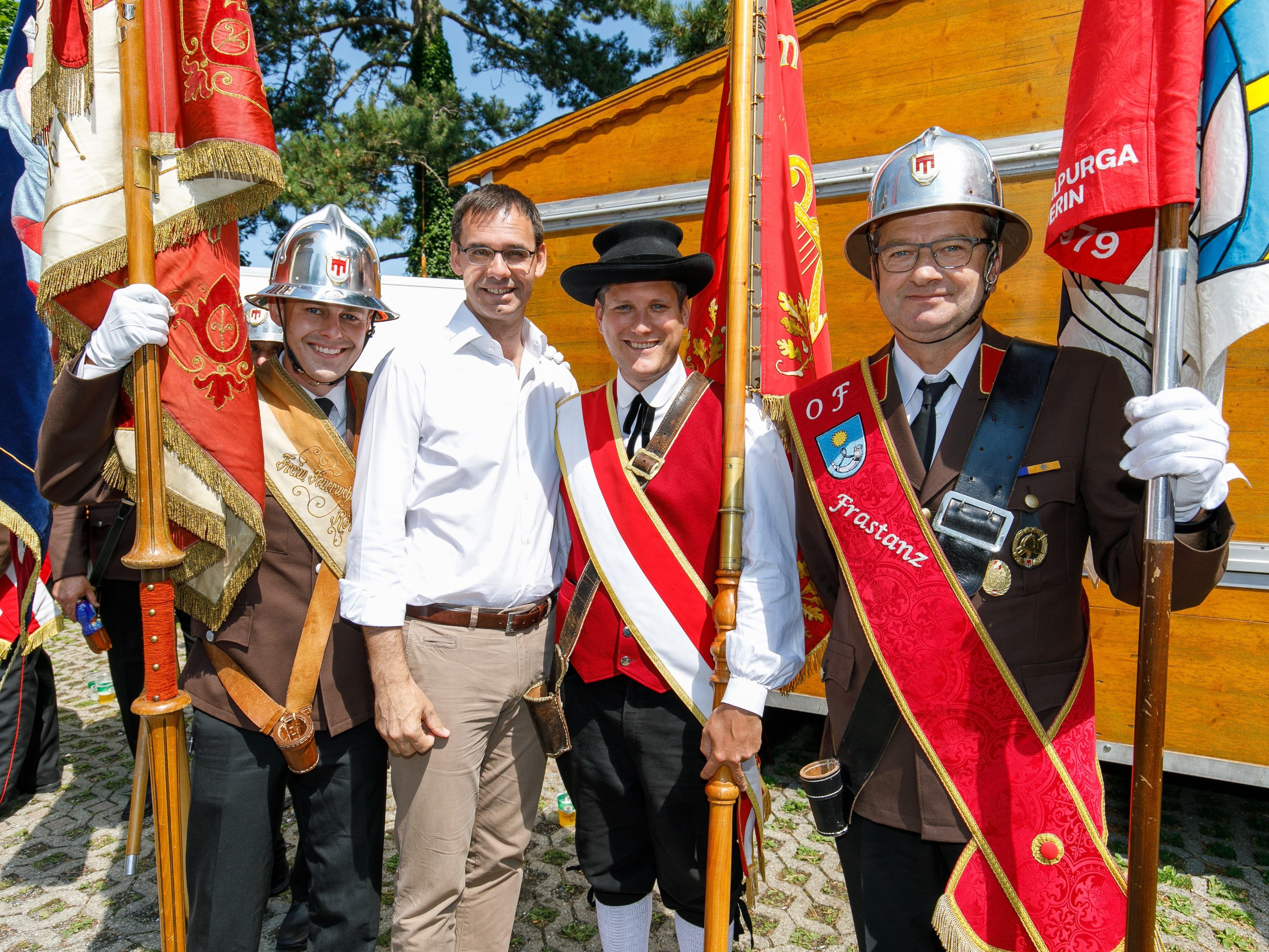 Landeshauptmann gratuliert zum Jubiläum in Viktorsberg. Landeshauptmann gratuliert zum Jubiläum in Viktorsberg.