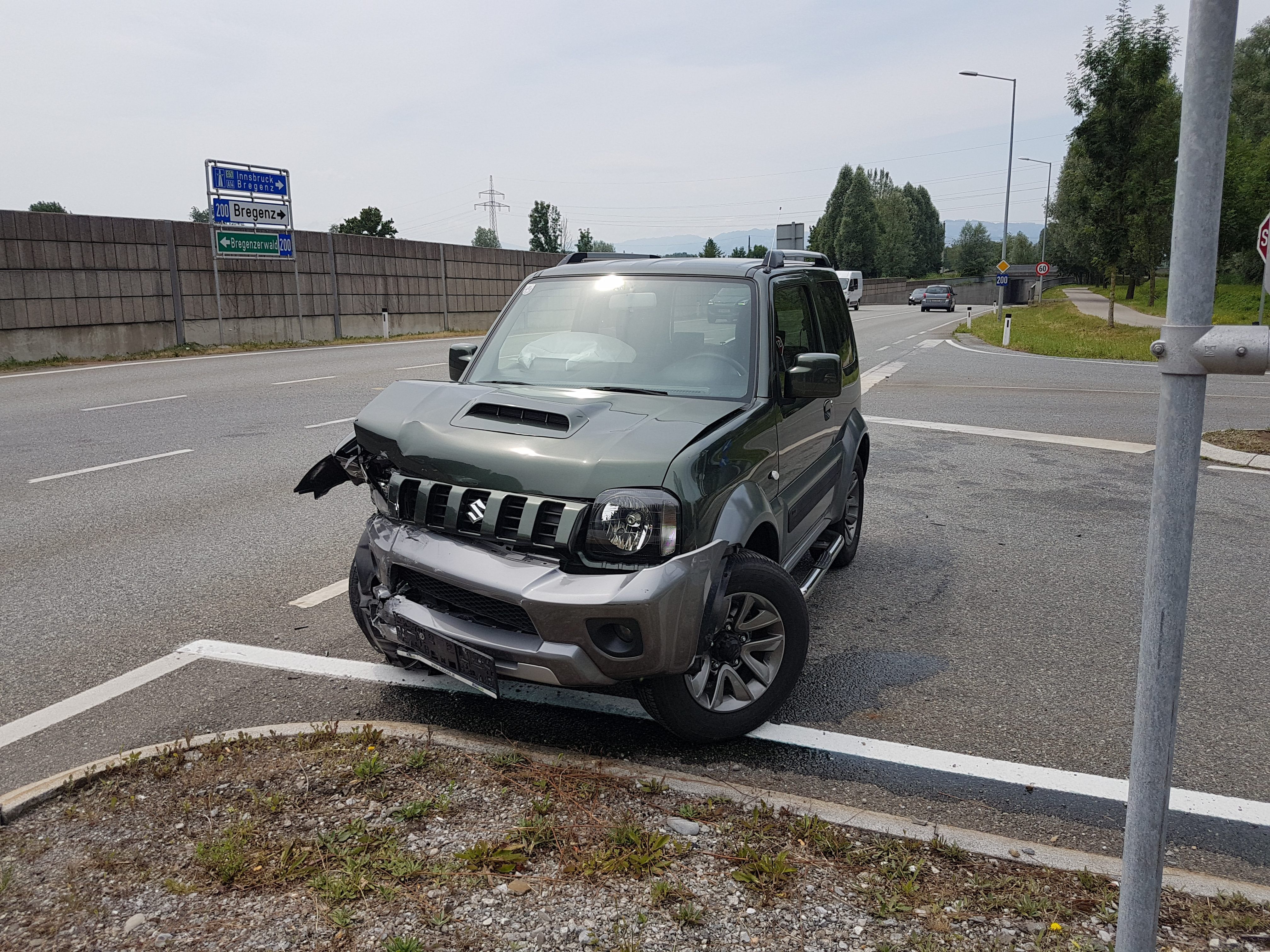 Verkehrsunfall in Schwarzach zur Mittagszeit