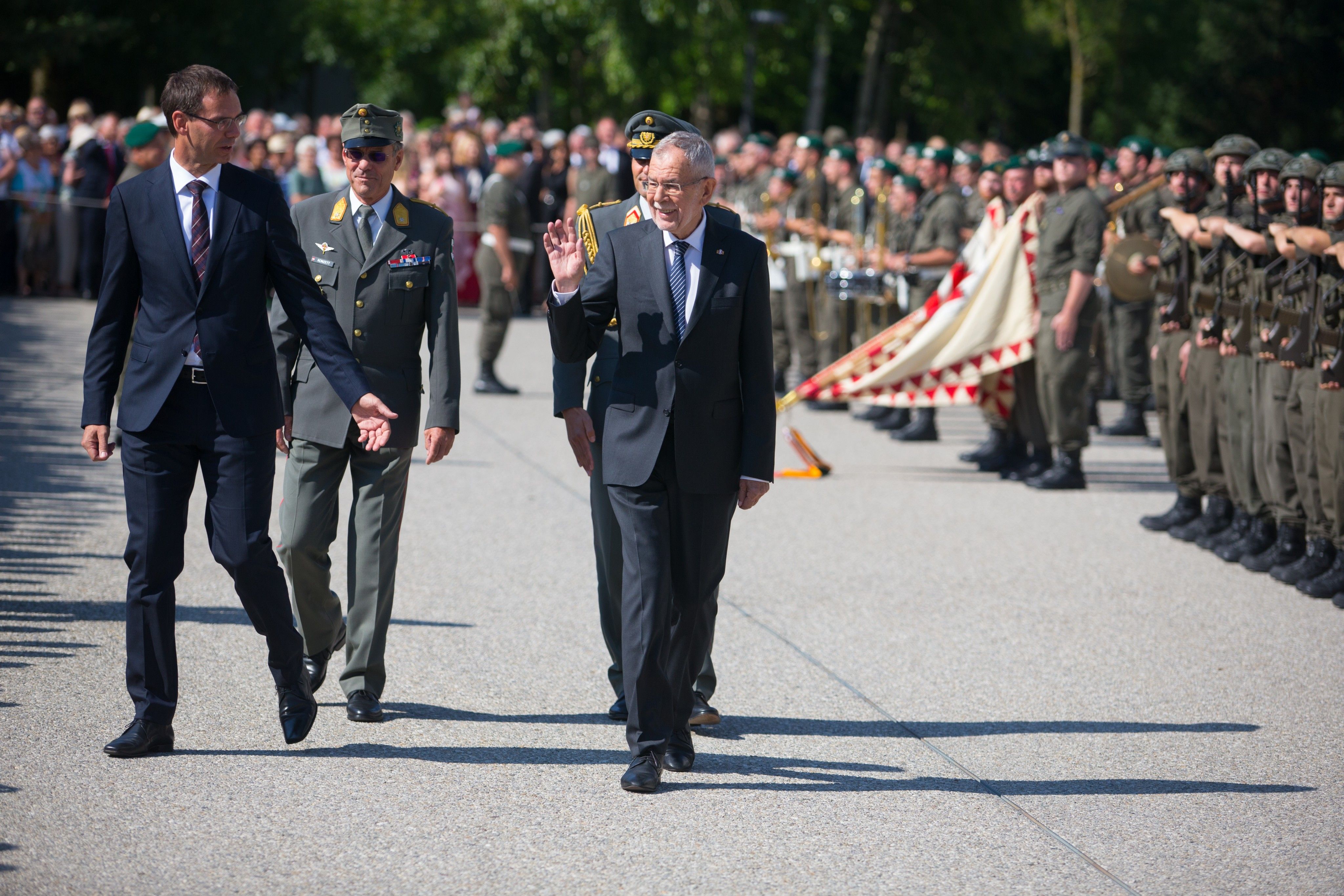 Van der Bellen bei der Eröffnung der Festspiele.