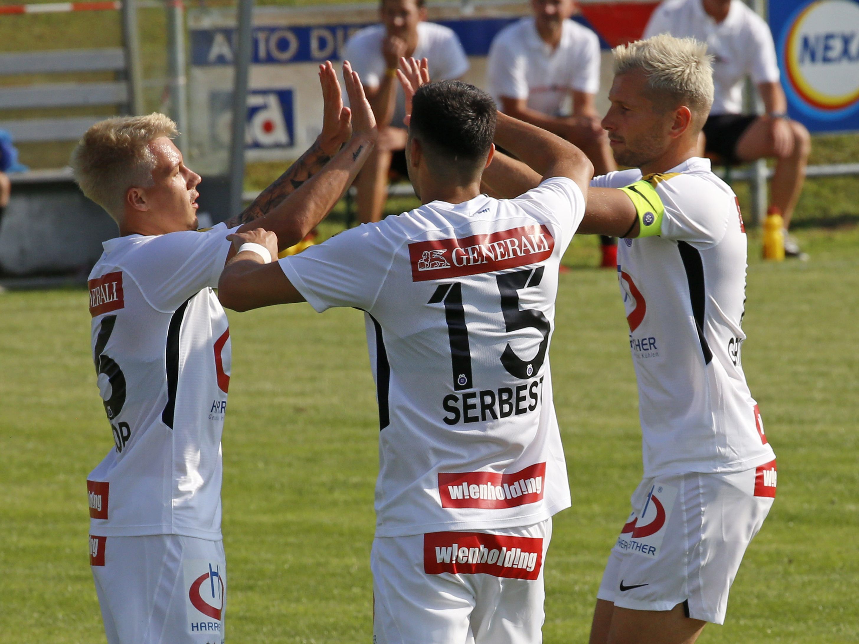 Die Austria feierte im Cup einen 9:0-Kantersieg. Die Austria feierte im Cup einen 9:0-Kantersieg.