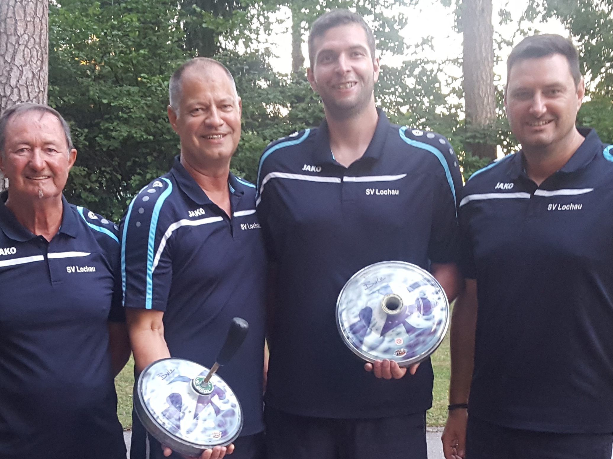 Das Siegerteam: Erich Pienz, Christoph Sohm, Patrik Plangger, Stefan Pienz