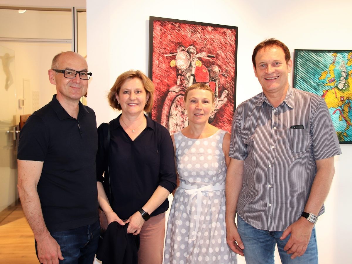 Wolfgang und Doris Fitz mit Carmen und Werner Böhler. Wolfgang und Doris Fitz mit Carmen und Werner Böhler.